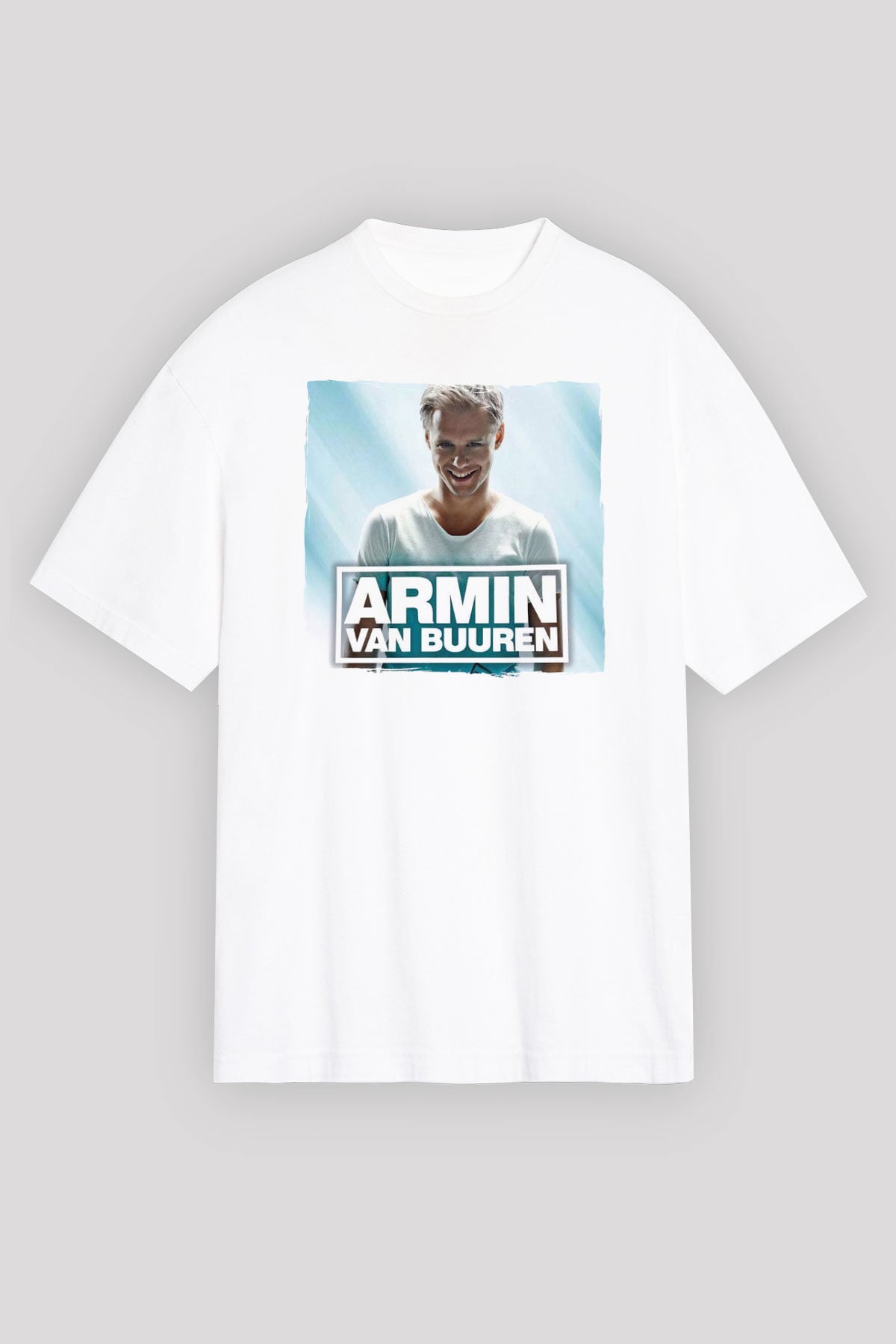 Armin Van Buuren Beyaz Unisex Tişört T-Shirt - TişörtFabrikası