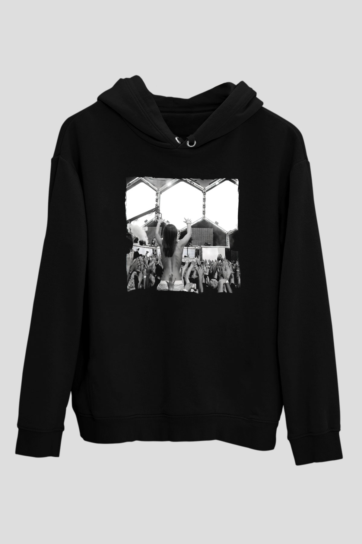 Armin Van Buuren Siyah Unisex Kapüşonlu Sweatshirt