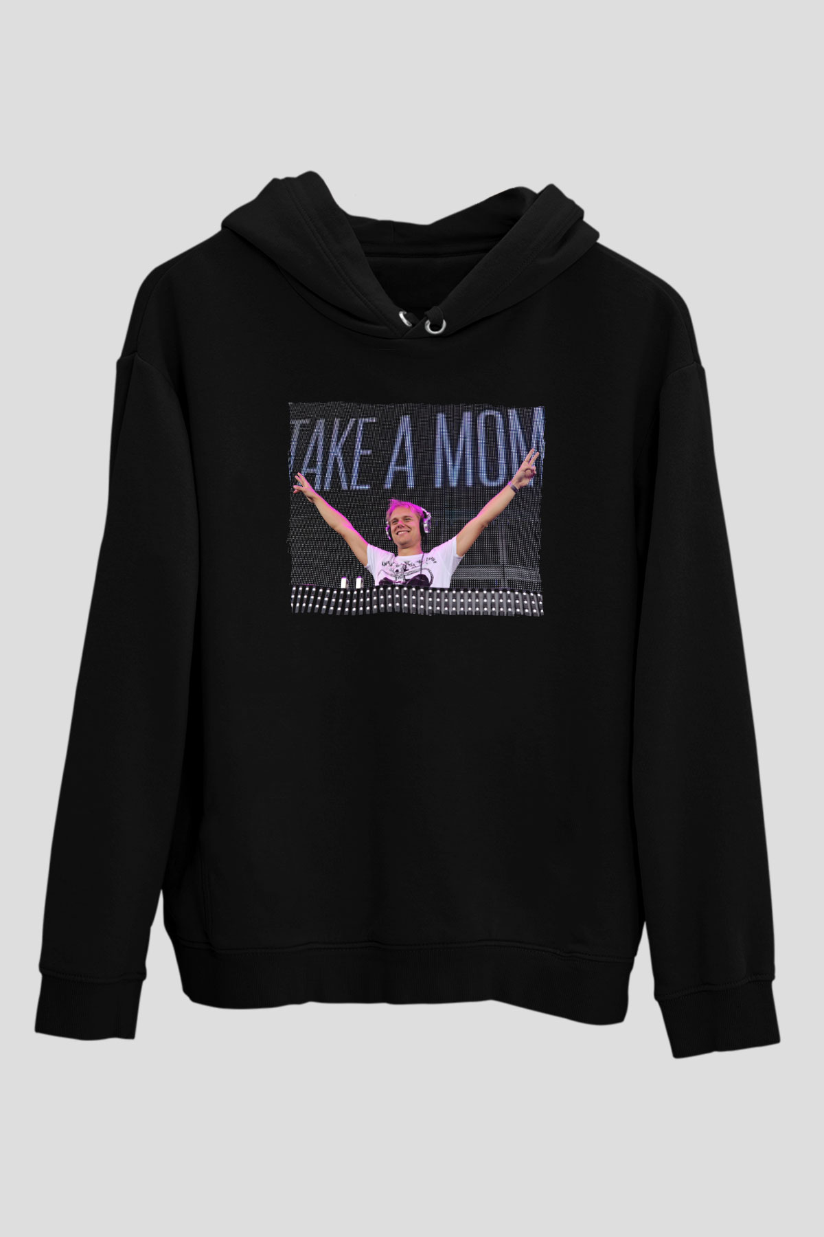 Armin Van Buuren Siyah Unisex Kapüşonlu Sweatshirt