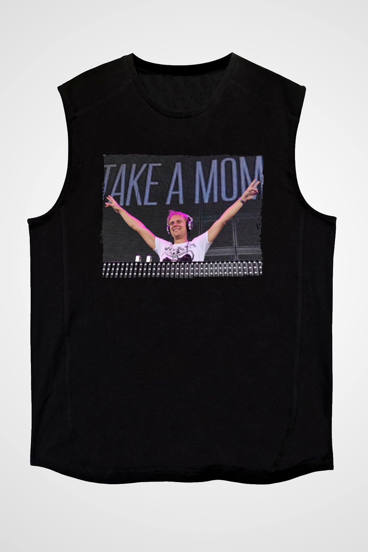 Armin Van Buuren Siyah Unisex Kolsuz Tişört