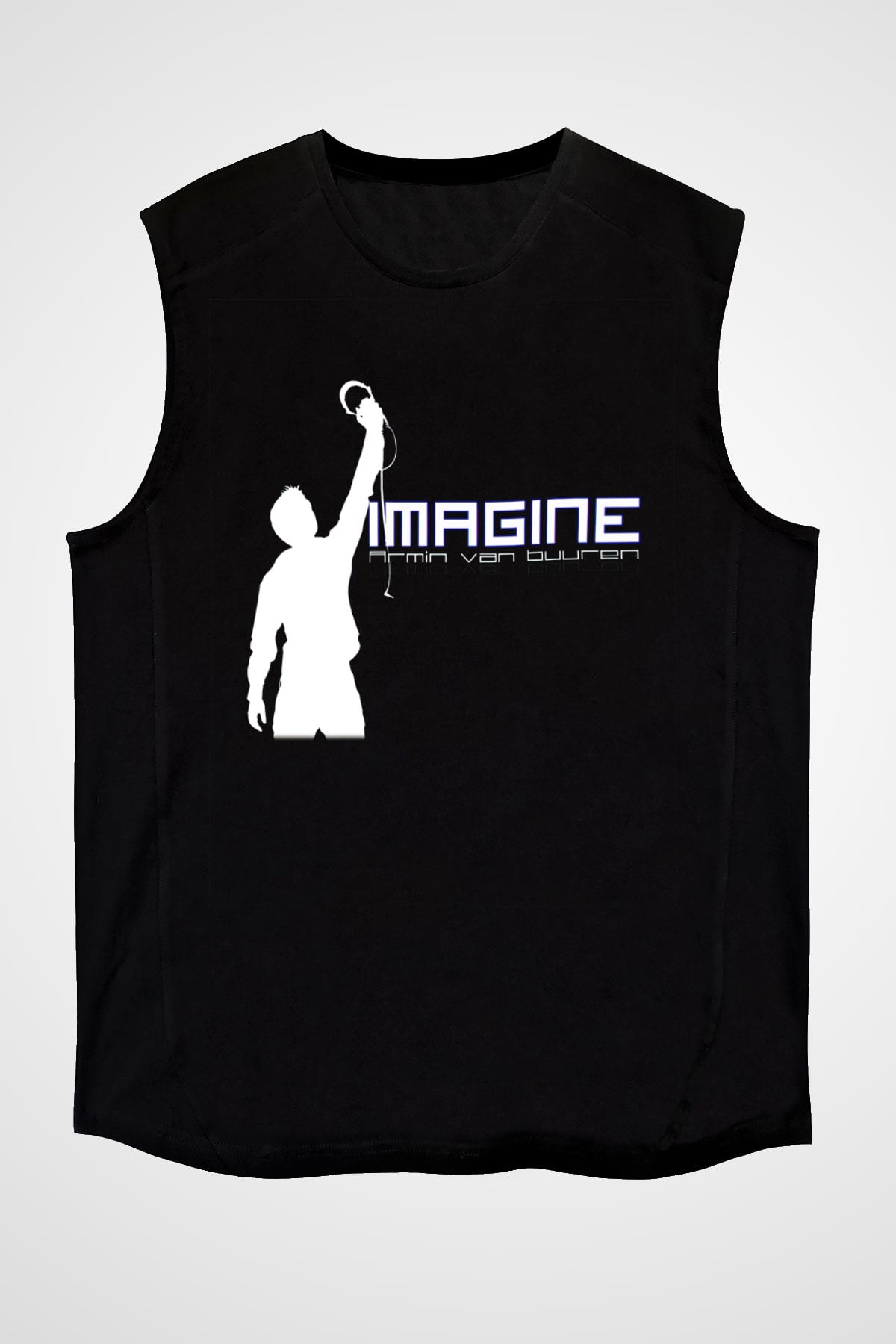 Armin Van Buuren Siyah Unisex Kolsuz Tişört