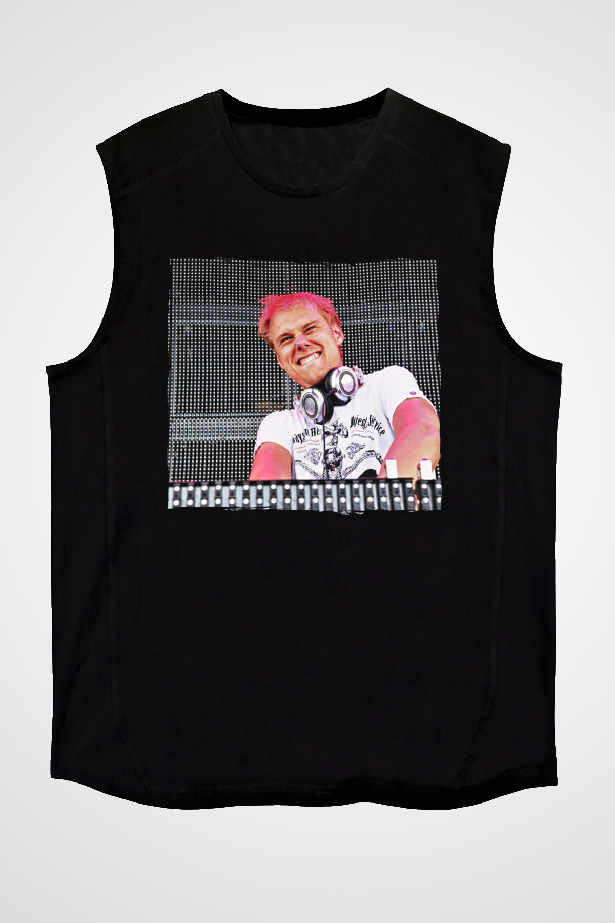 Armin Van Buuren Siyah Unisex Kolsuz Tişört