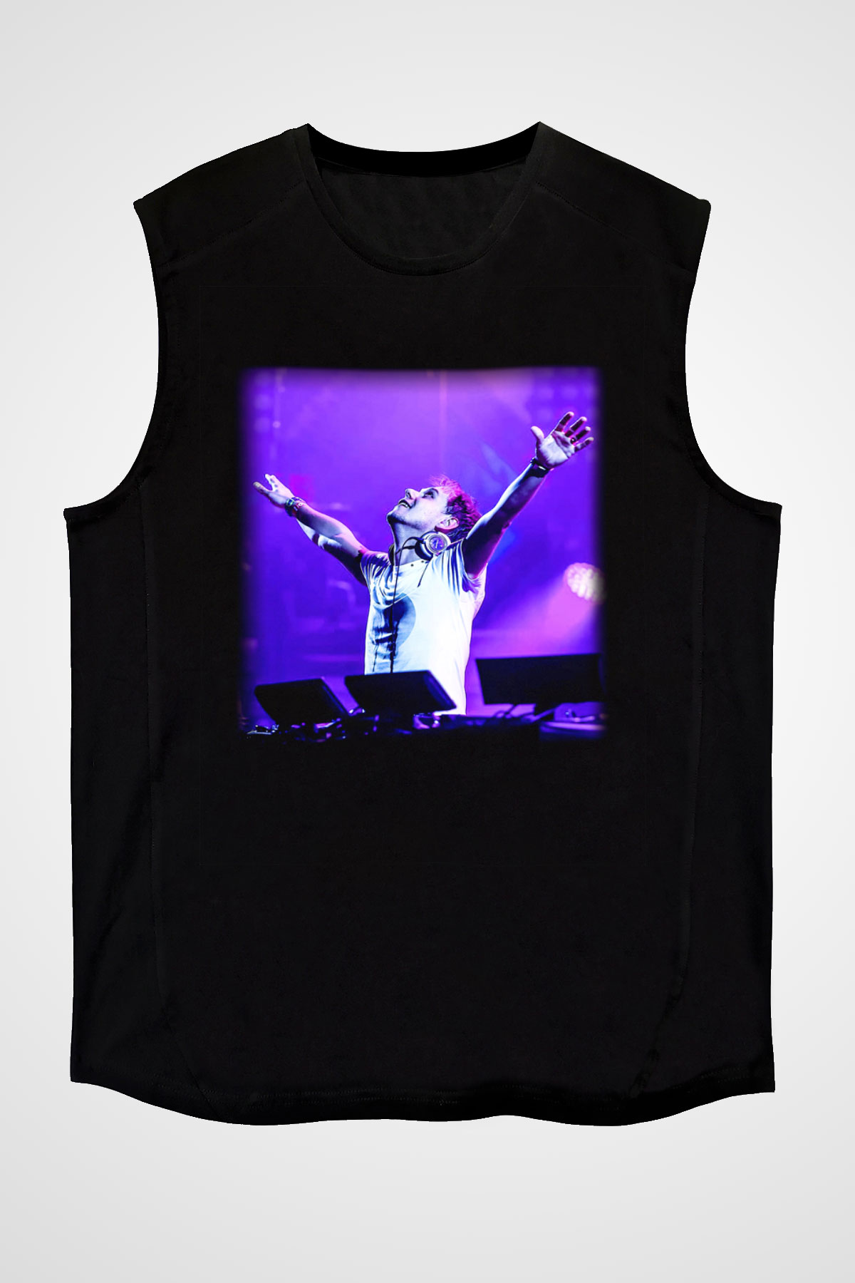Armin Van Buuren Siyah Unisex Kolsuz Tişört