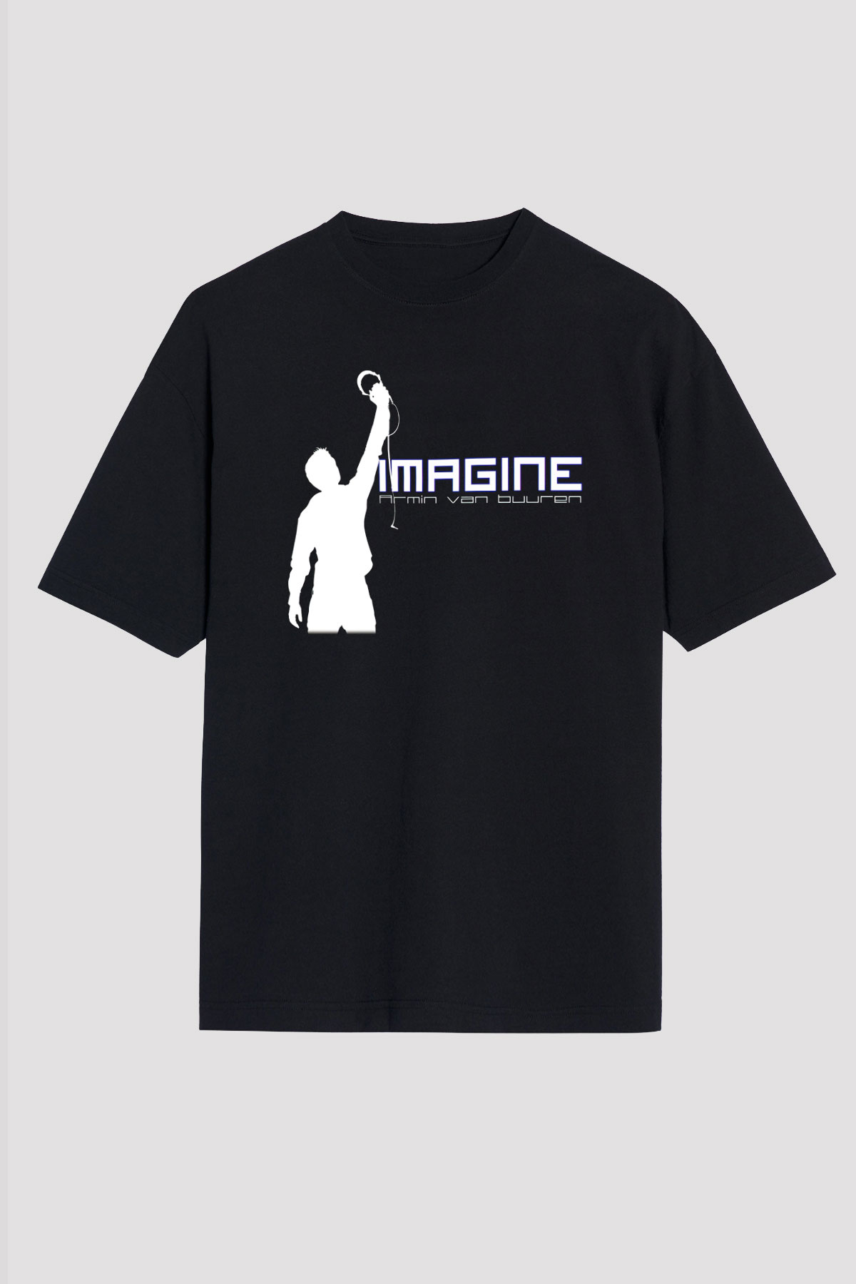 Armin Van Buuren Siyah Unisex Oversize Tişört T-Shirt