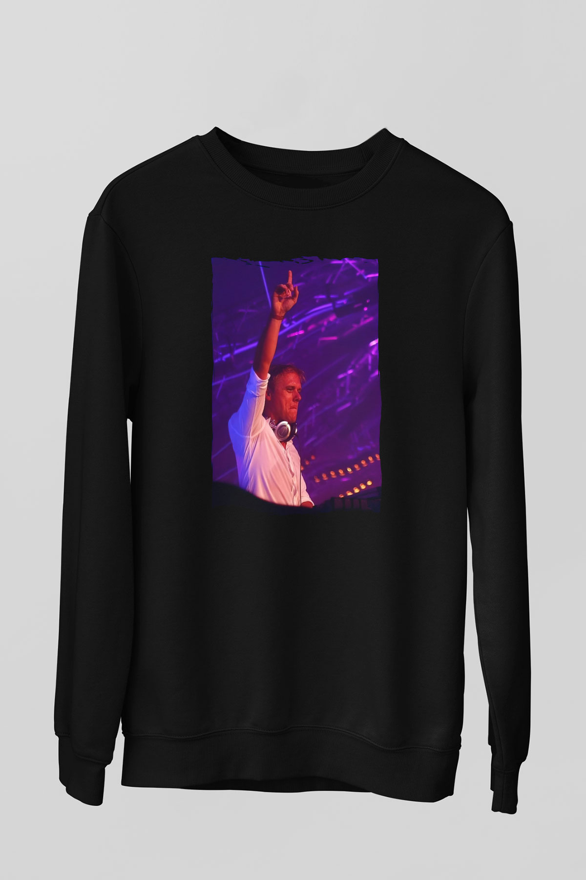 Armin Van Buuren Siyah Unisex Sweatshirt