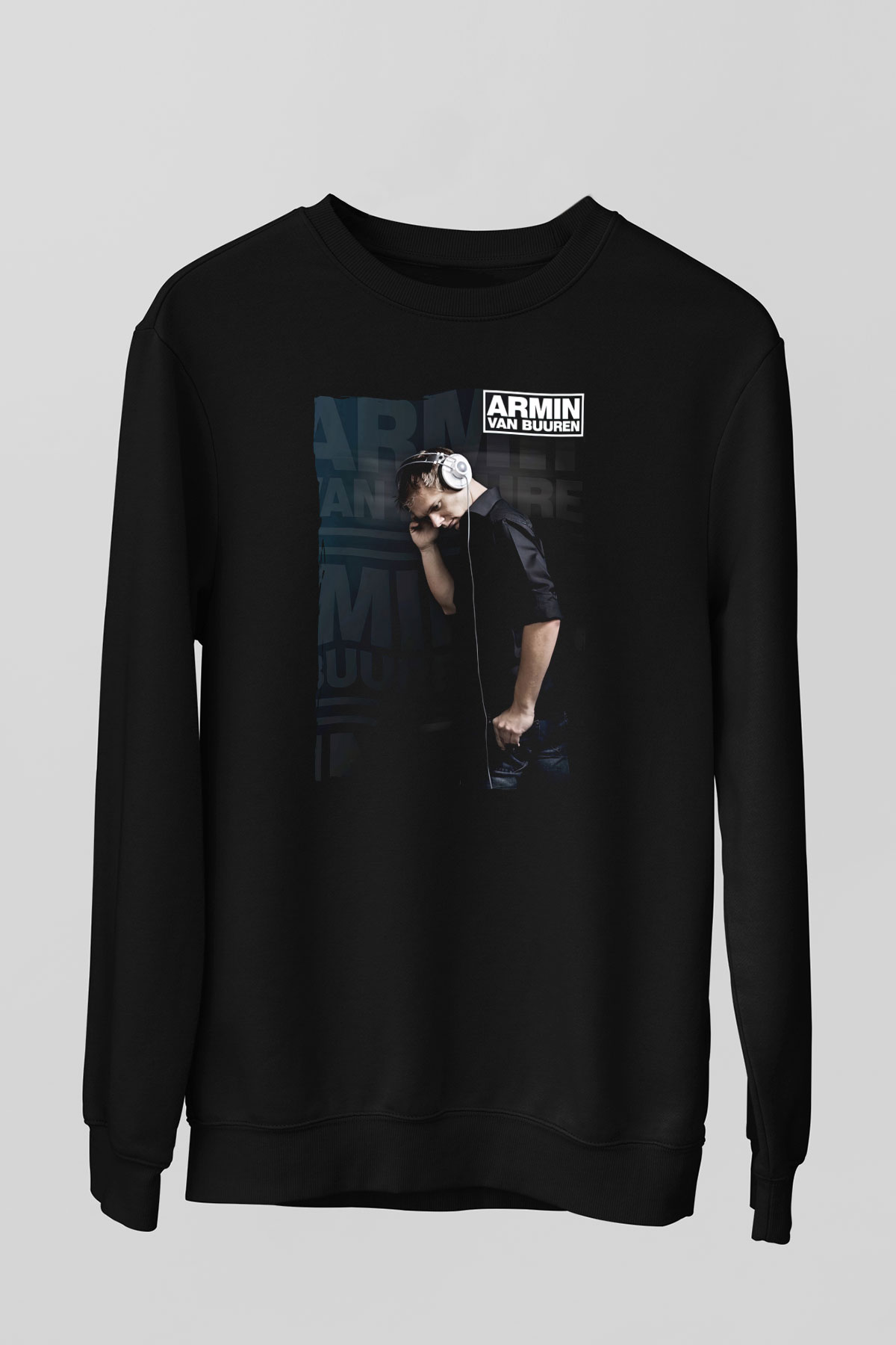 Armin Van Buuren Siyah Unisex Sweatshirt