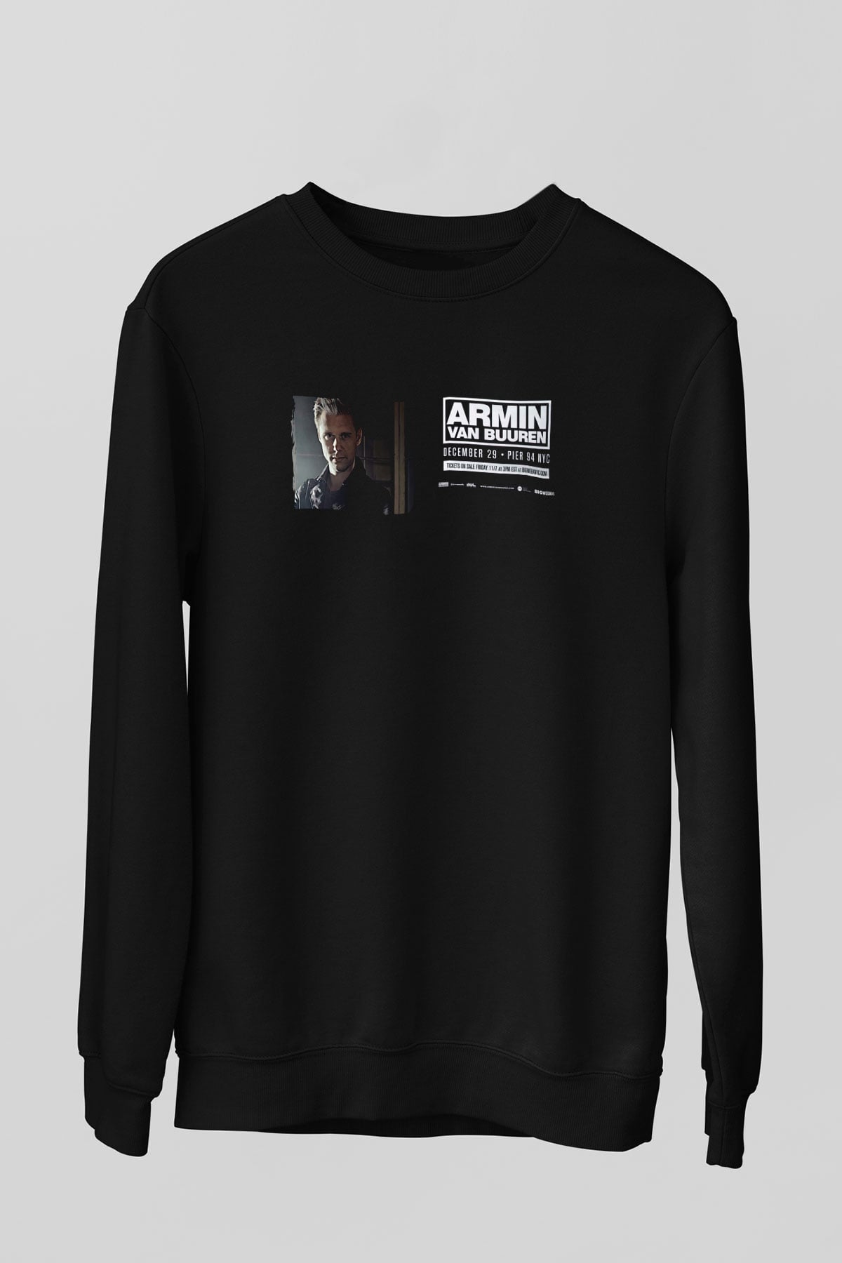 Armin Van Buuren Siyah Unisex Sweatshirt