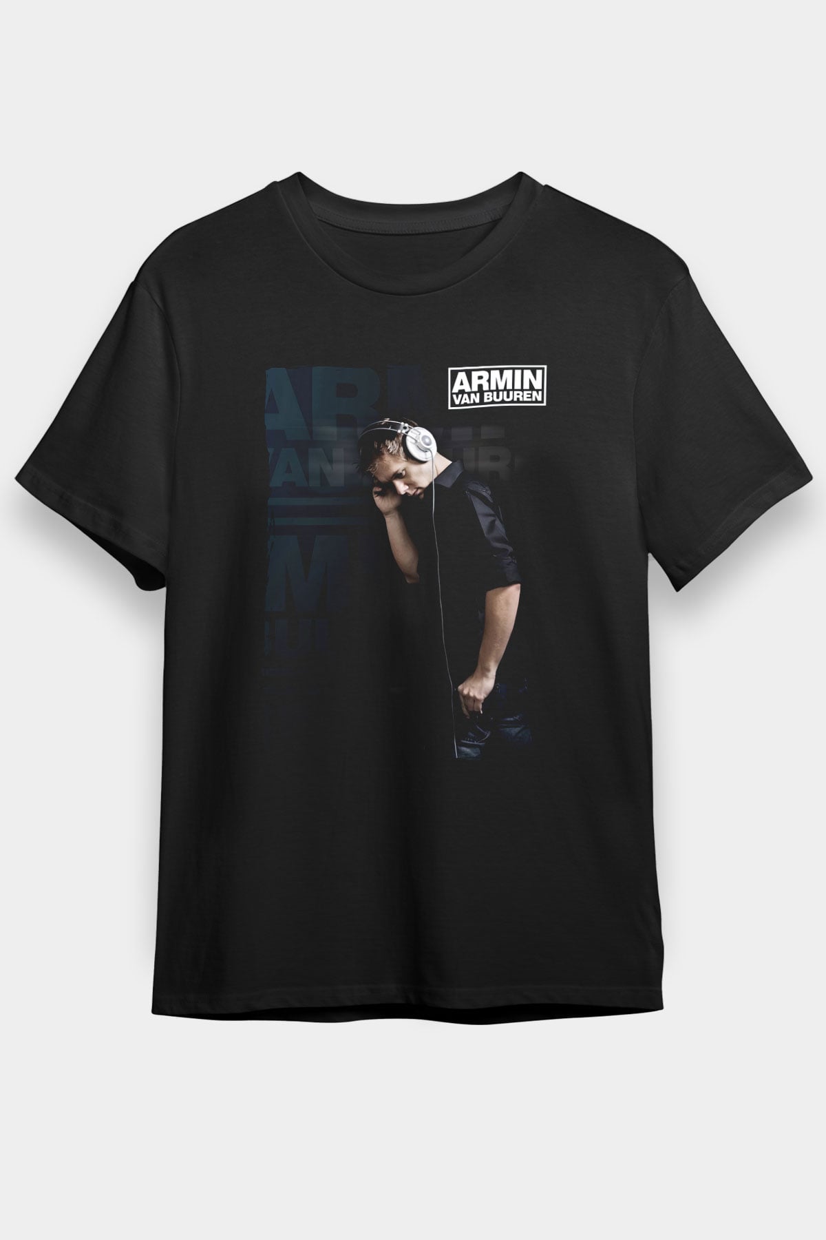 Armin Van Buuren Siyah Unisex Tişört T-Shirt - TişörtFabrikası