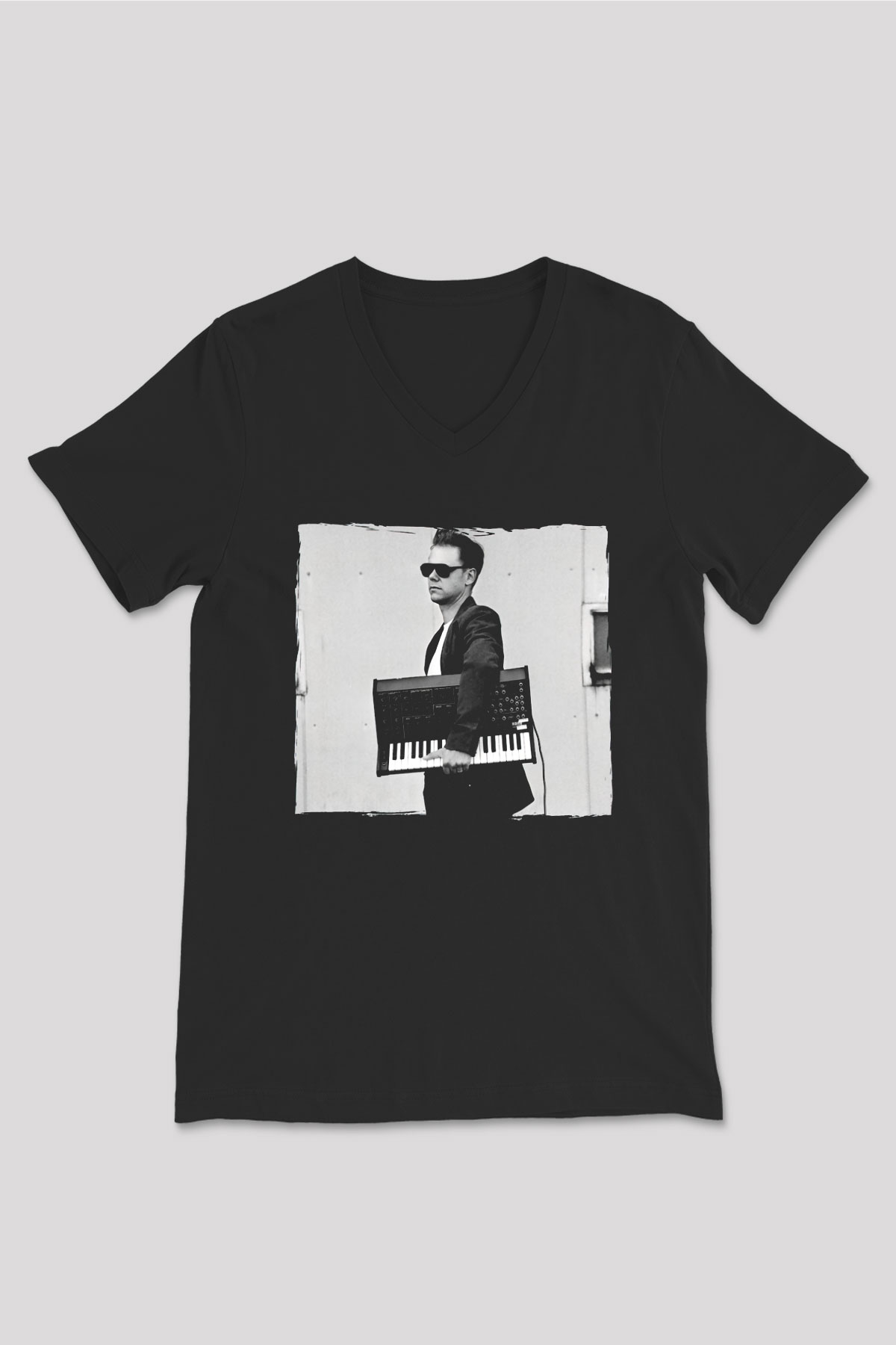 Armin Van Buuren Siyah Unisex V Yaka Tişört