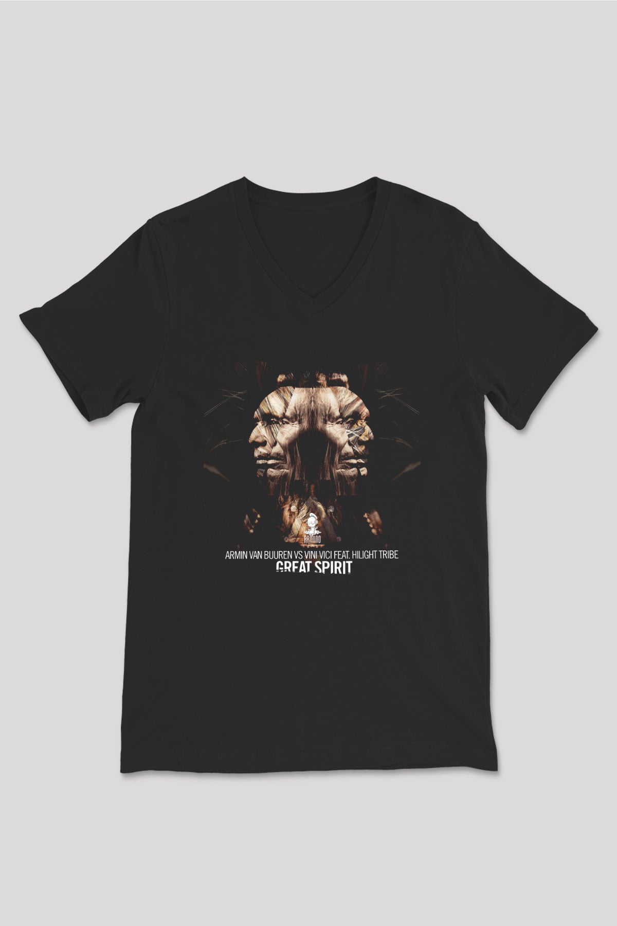 Armin Van Buuren Siyah Unisex V Yaka Tişört