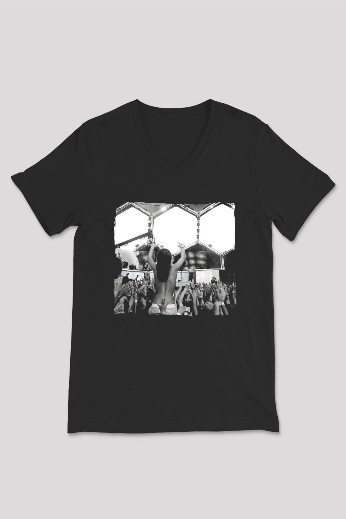 Armin Van Buuren Siyah Unisex V Yaka Tişört