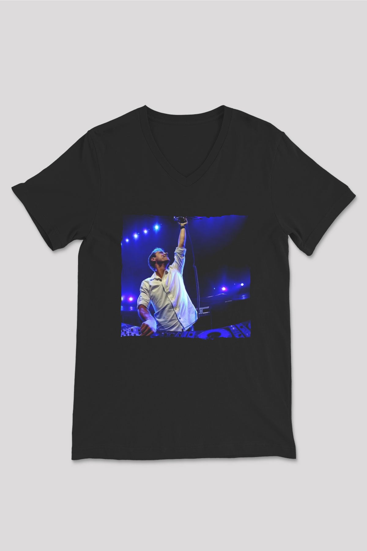 Armin Van Buuren Siyah Unisex V Yaka Tişört