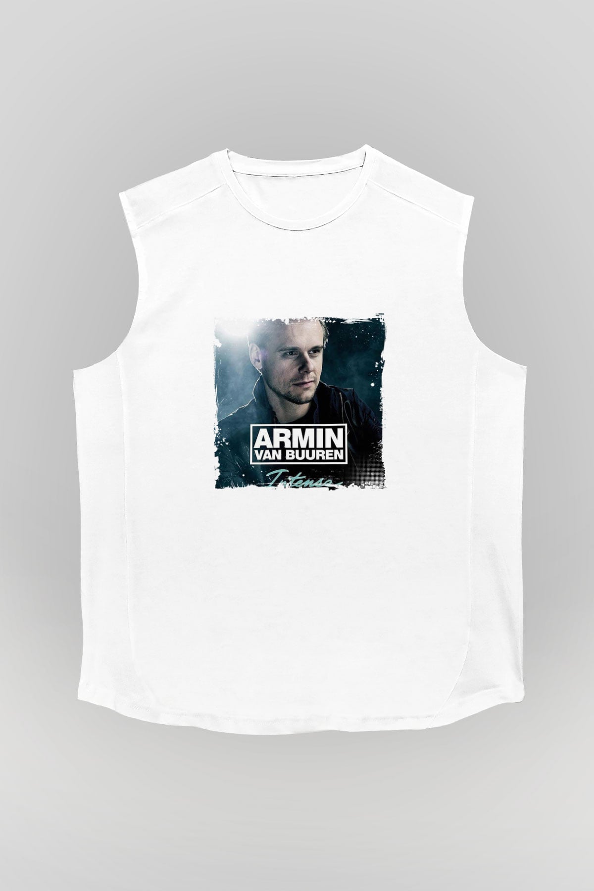 Armin Van BuurenBaskılı Beyaz Kolsuz Tişört