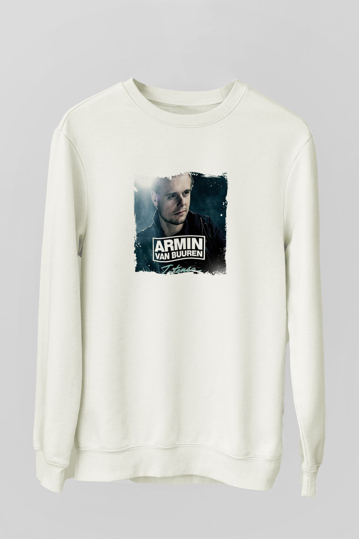 Armin Van BuurenBaskılı Beyaz Sweatshirt