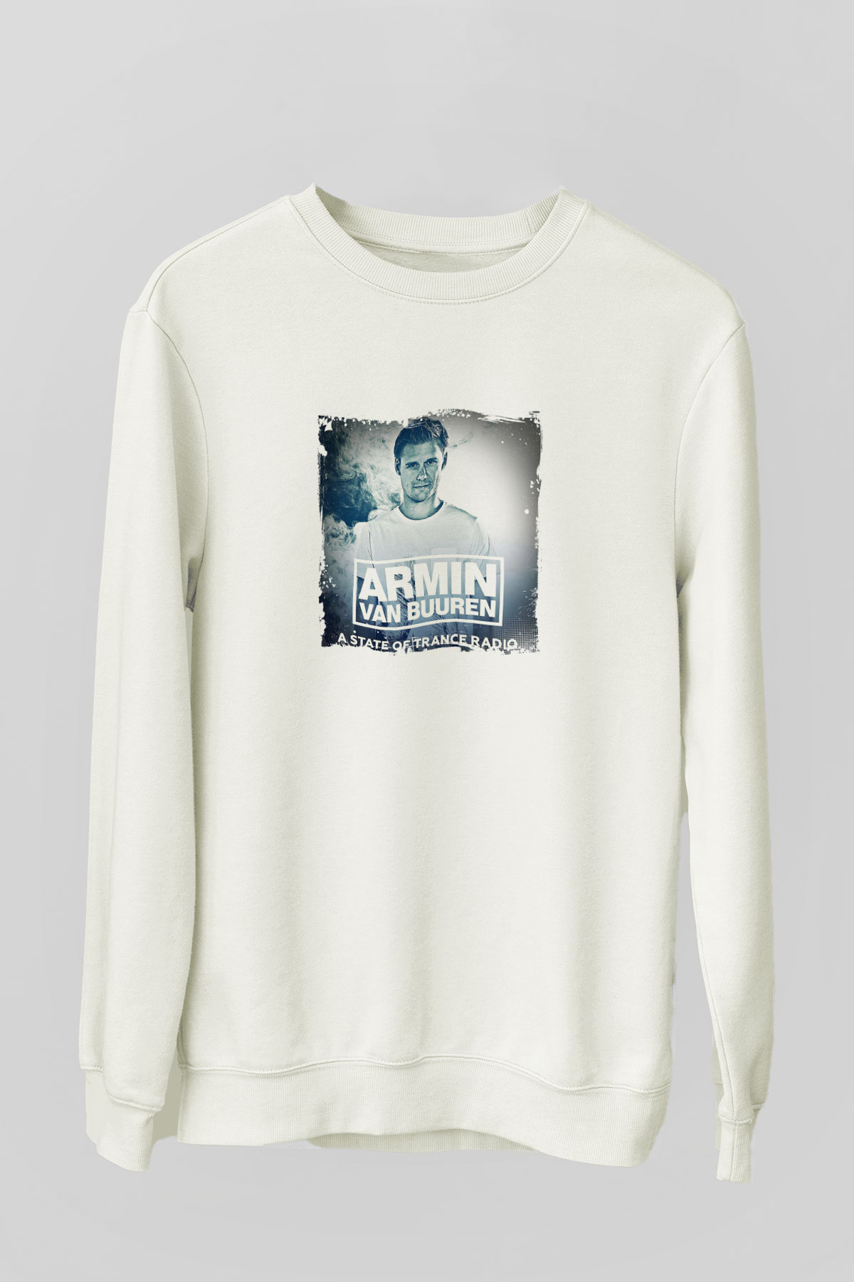 Armin Van BuurenBaskılı Beyaz Sweatshirt