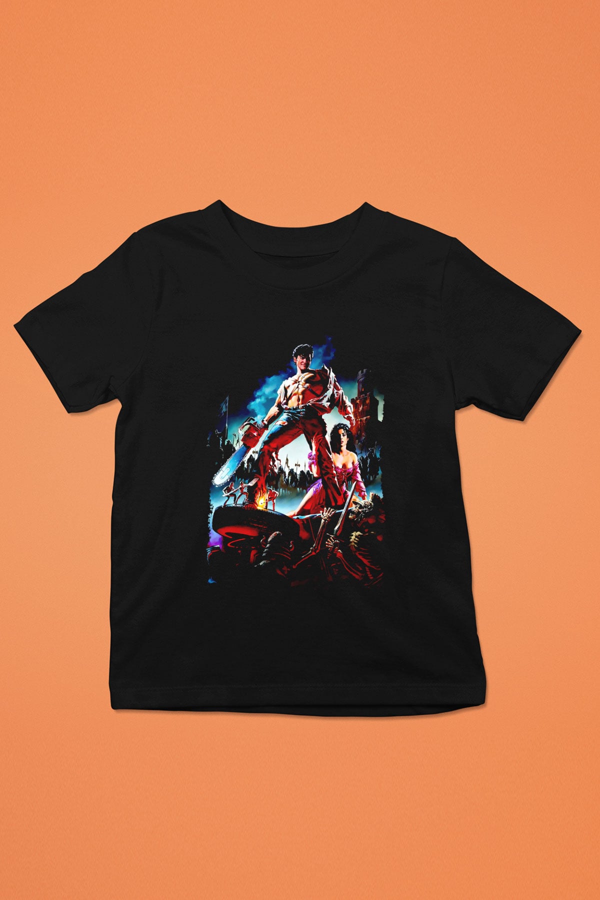 Army of Darkness Siyah Unisex  Çocuk Tişört