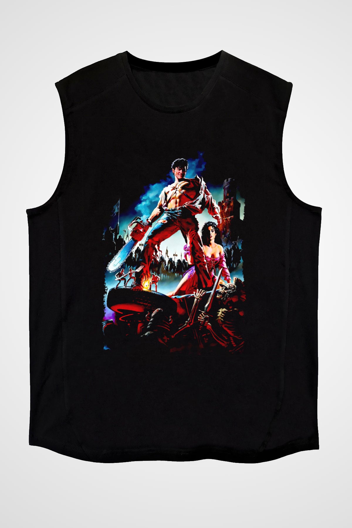 Army of Darkness Siyah Unisex  Kolsuz Tişört