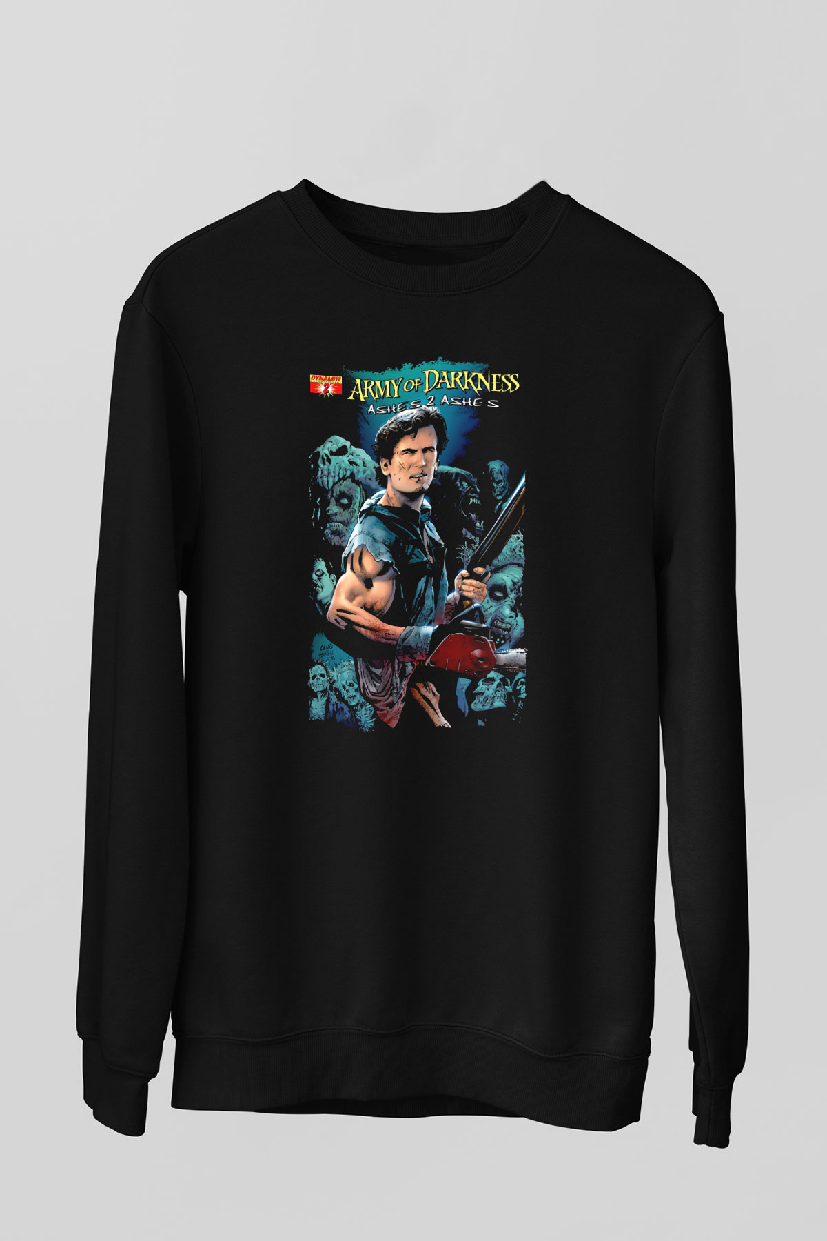 Army of Darkness Siyah Unisex  Sweatshirt