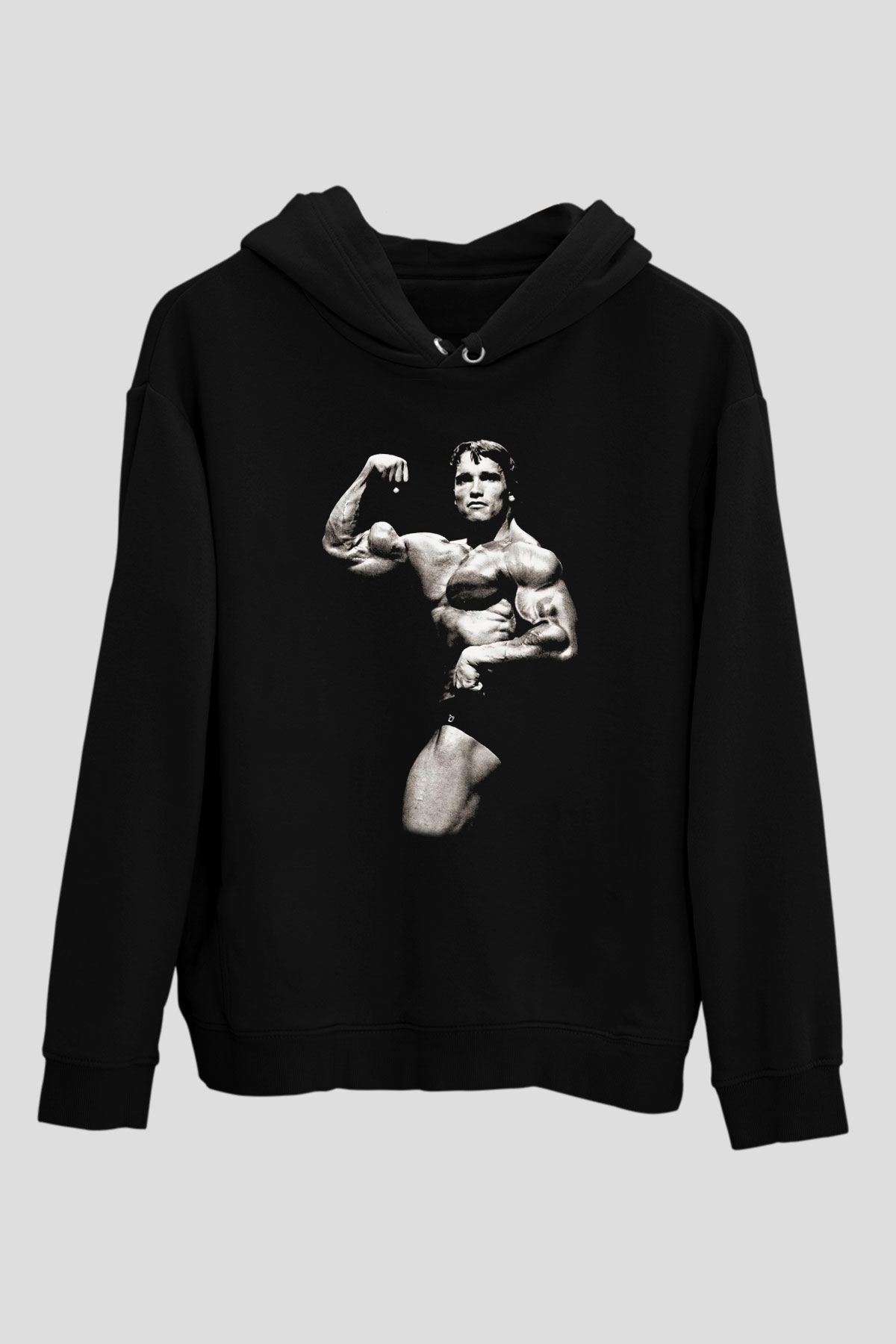 Arnold Schwarzenegger Siyah Unisex Hoodie