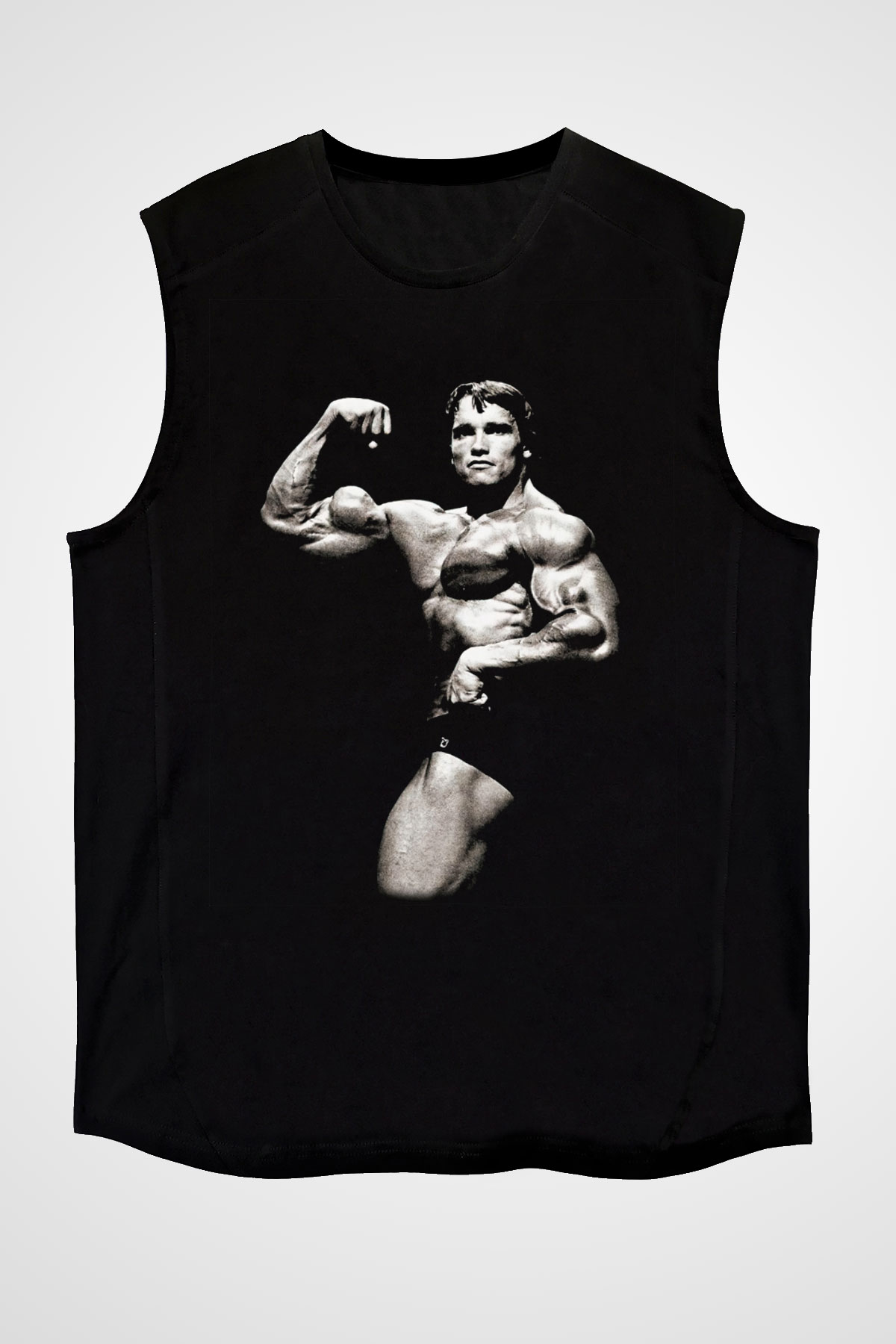 Arnold Schwarzenegger Siyah Unisex Kolsuz Tişört