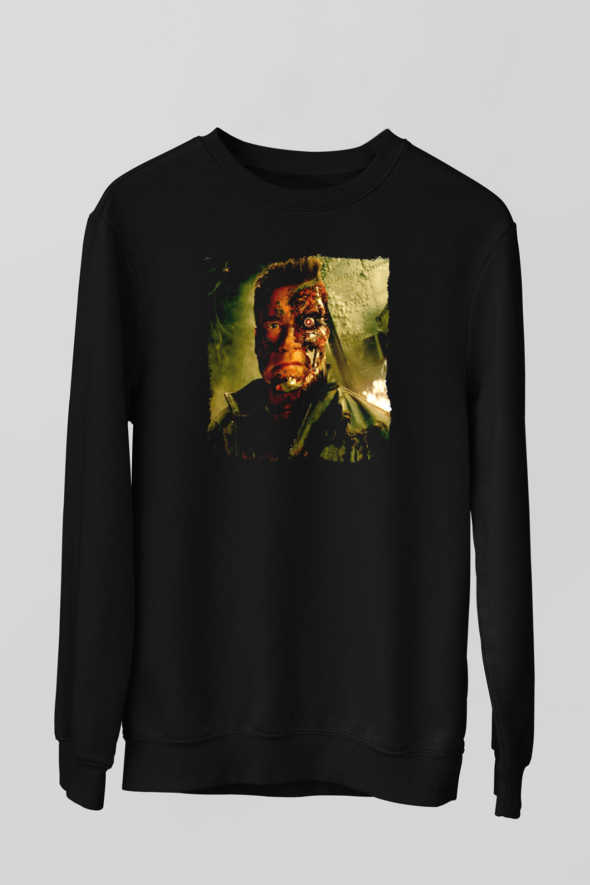 Arnold Schwarzenegger Siyah Unisex Sweatshirt