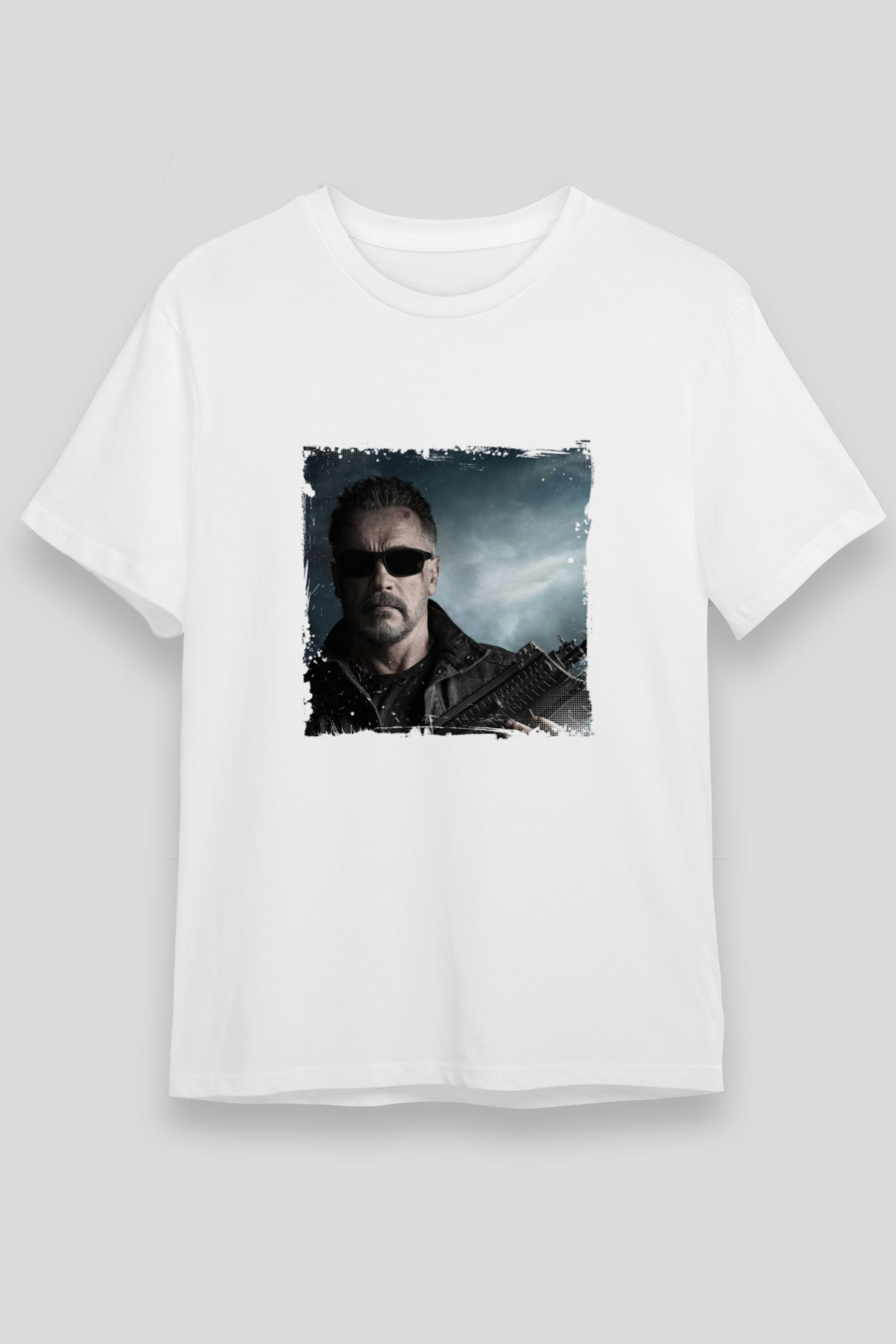 Arnold Schwarzenegger Unisex White Graphic Tee - STREETWEAR