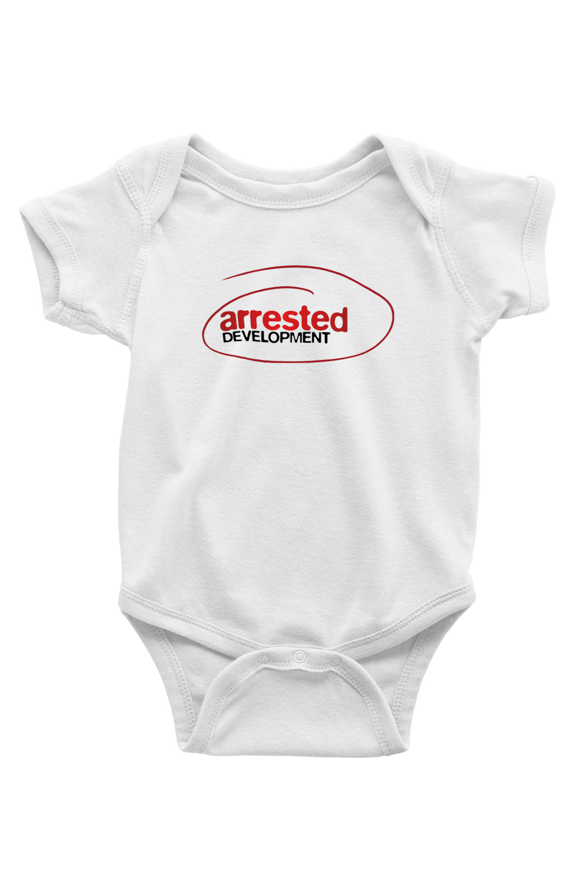 Arrested Development Baskılı Beyaz Unisex Bebek Body - Zıbın