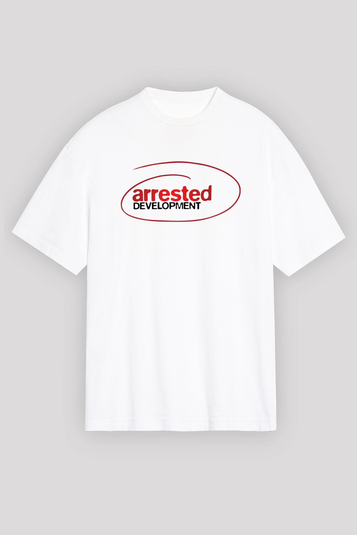 Arrested Development Beyaz Unisex Oversize Tişört T-Shirt