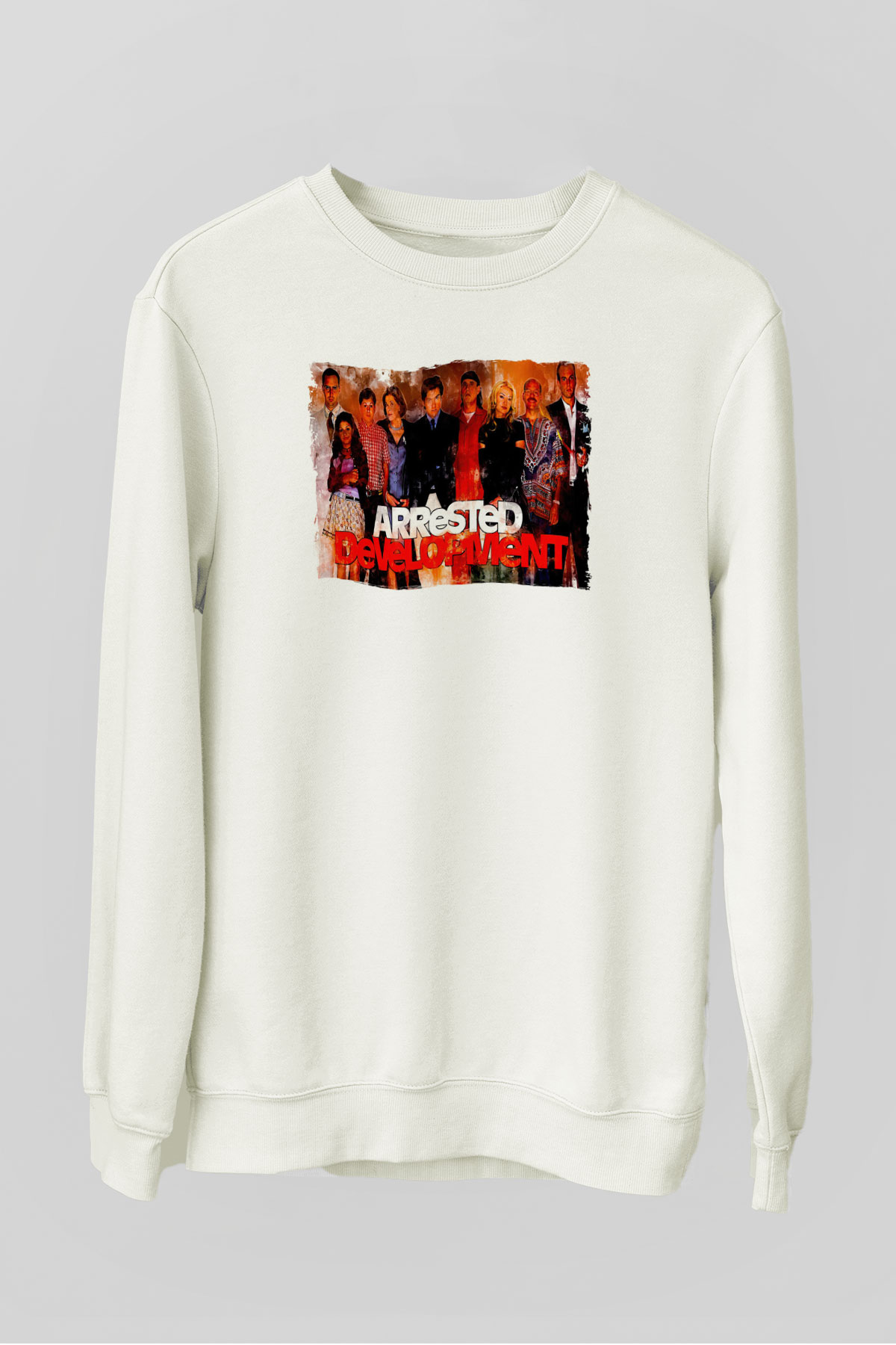 Arrested Development Beyaz Unisex Sweatshirt
