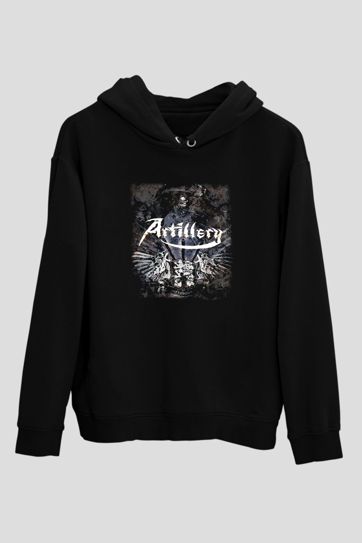 Artillery Siyah Unisex Hoodie