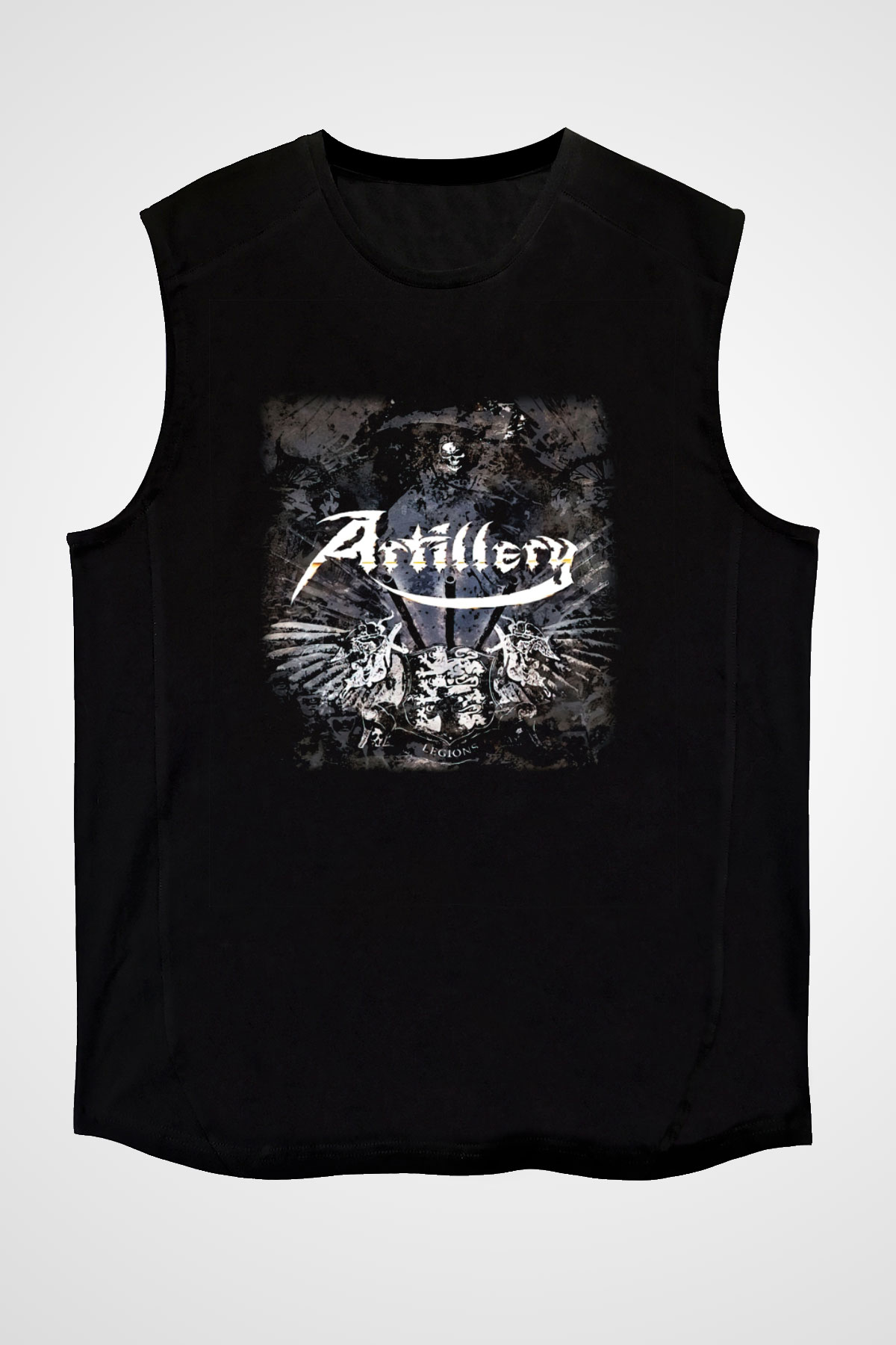Artillery Siyah Unisex Kolsuz Tişört
