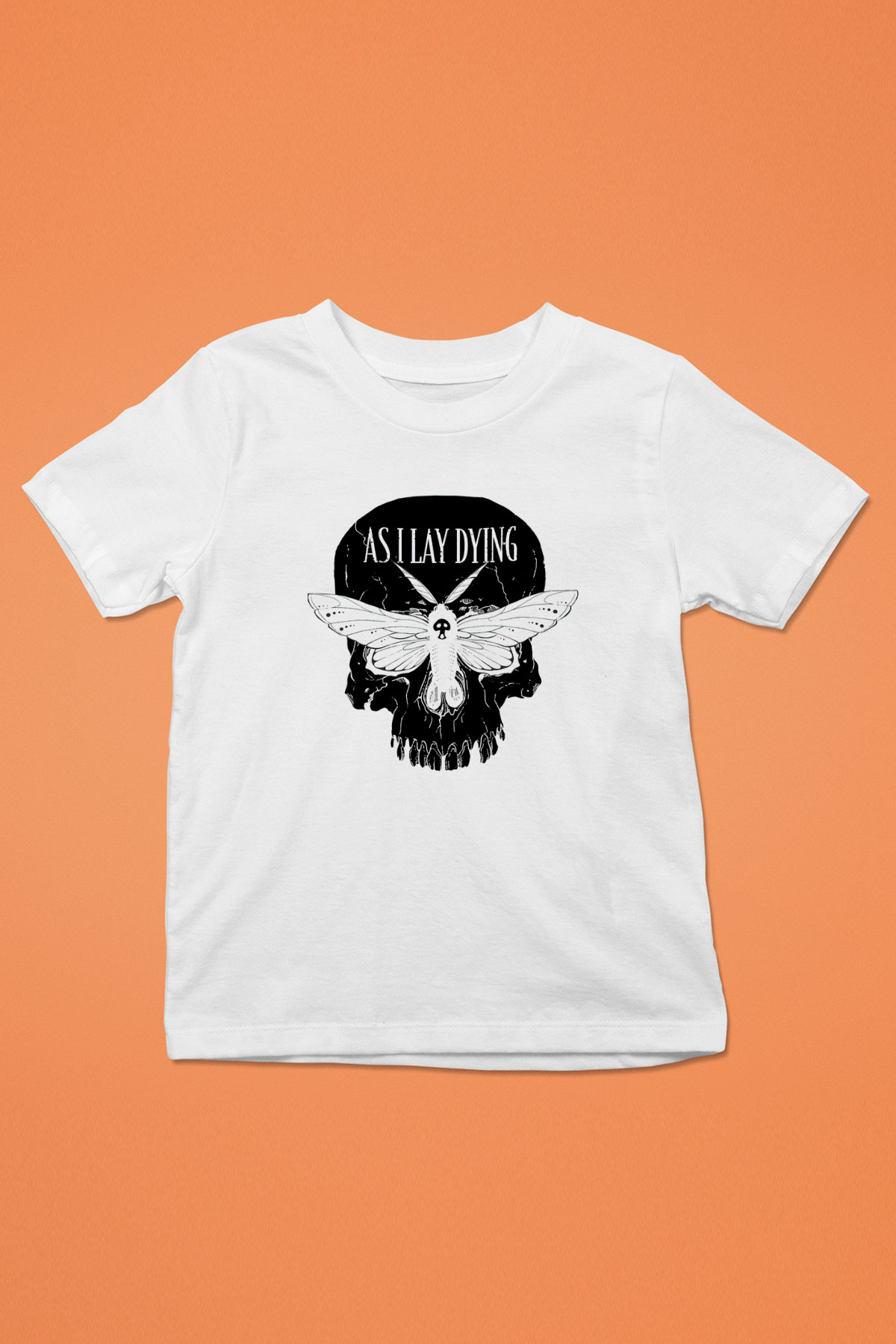As I Lay Dying Baskılı Beyaz Unisex Çocuk Tişört