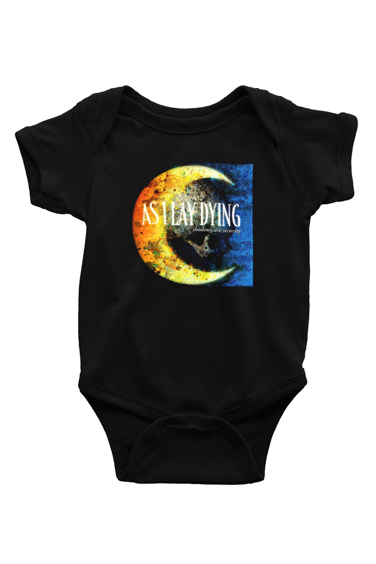 As I Lay Dying Baskılı Siyah Bebek Body - Zıbın