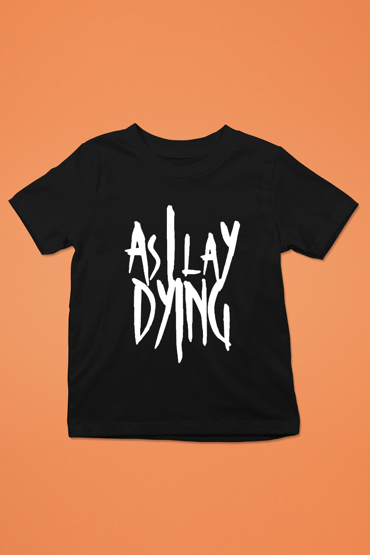 As I Lay Dying Baskılı Siyah Unisex Çocuk Tişört