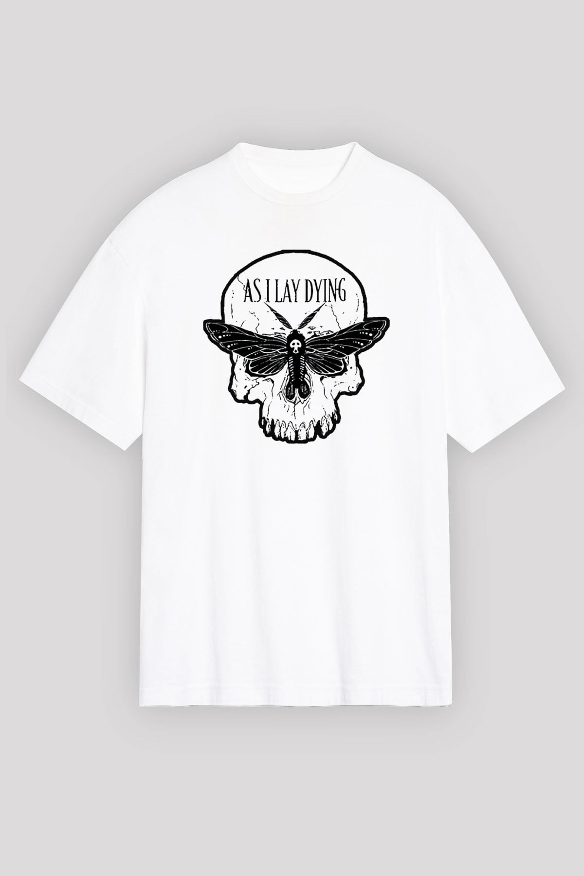 As I Lay Dying Beyaz Unisex Tişört T-Shirt - TişörtFabrikası