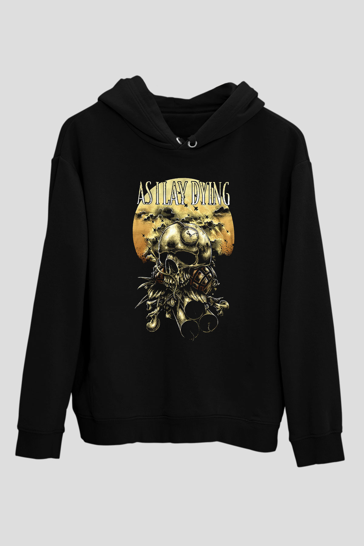 As I Lay Dying Siyah Unisex Kapüşonlu Sweatshirt