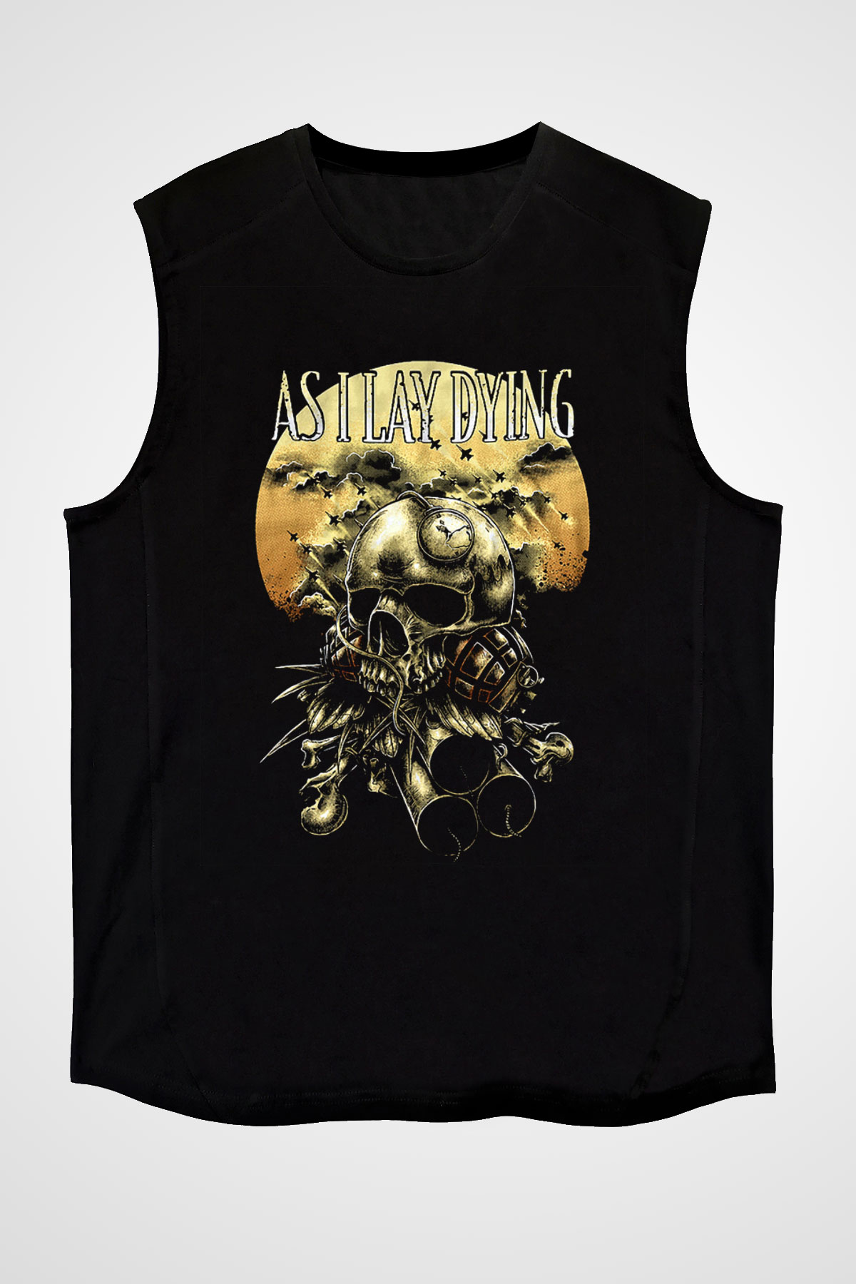 As I Lay Dying Siyah Unisex Kolsuz Tişört