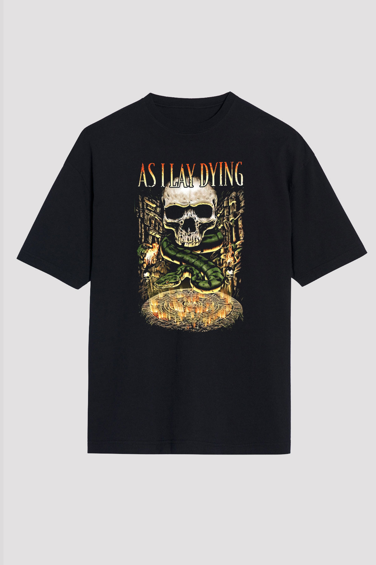 As I Lay Dying Siyah Unisex Oversize Tişört T-Shirt