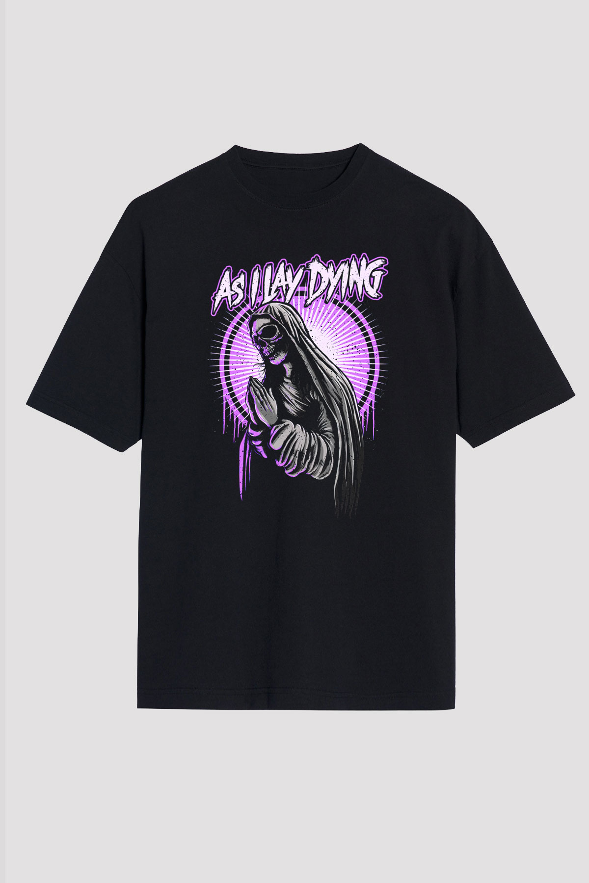 As I Lay Dying Siyah Unisex Oversize Tişört T-Shirt