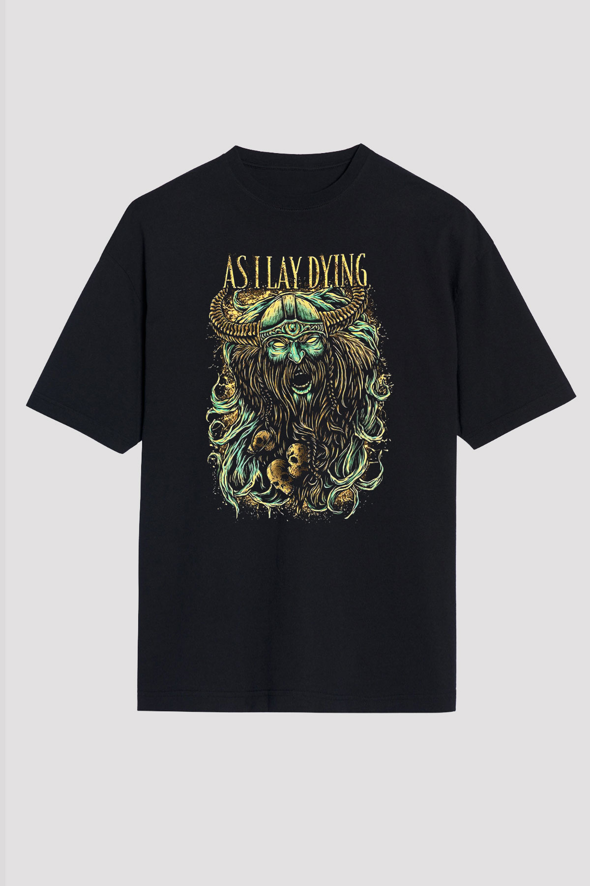 As I Lay Dying Siyah Unisex Oversize Tişört T-Shirt