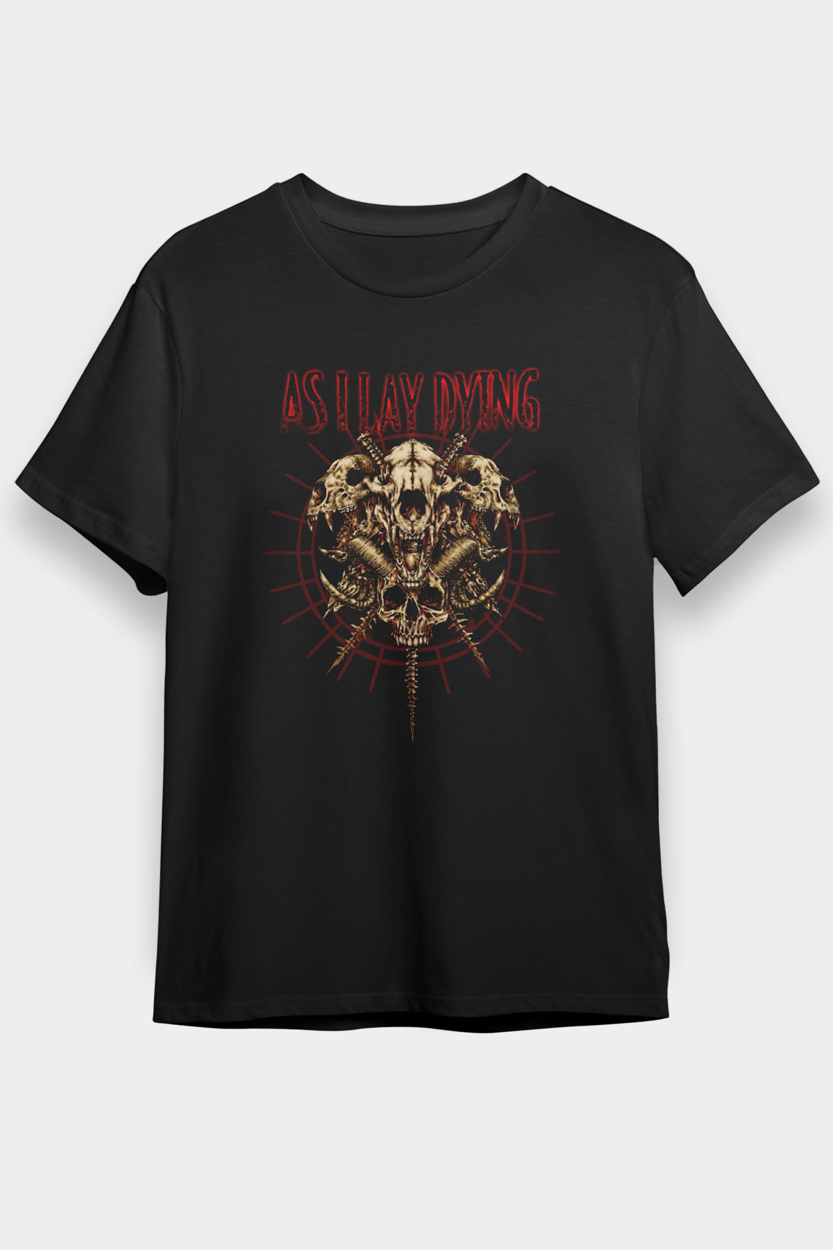 As I Lay Dying Siyah Unisex Tişört T-Shirt - TişörtFabrikası