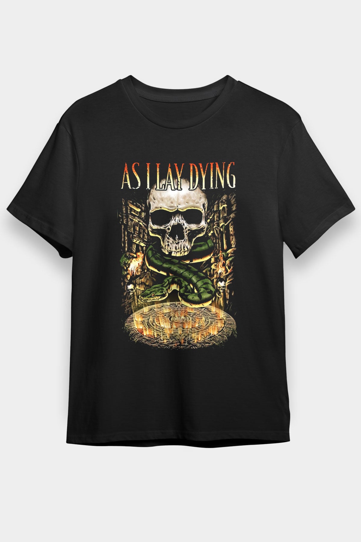 As I Lay Dying Siyah Unisex Tişört T-Shirt - TişörtFabrikası