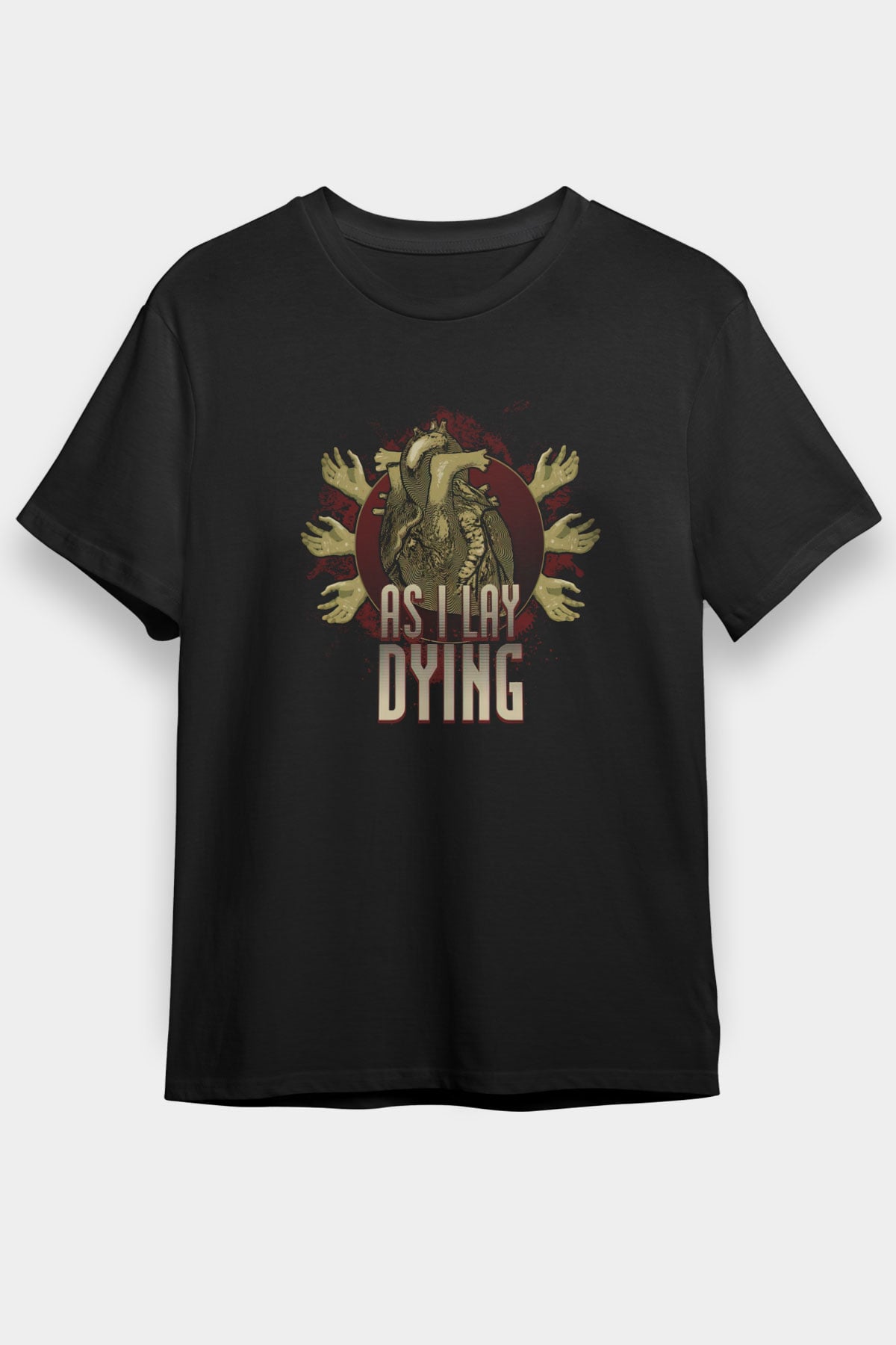 As I Lay Dying Siyah Unisex Tişört T-Shirt - TişörtFabrikası
