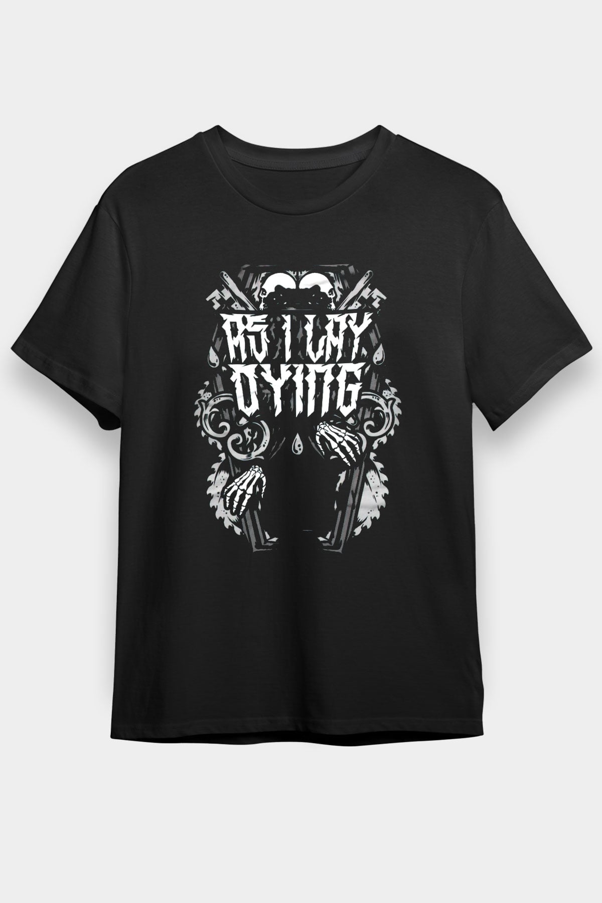 As I Lay Dying Siyah Unisex Tişört T-Shirt - TişörtFabrikası