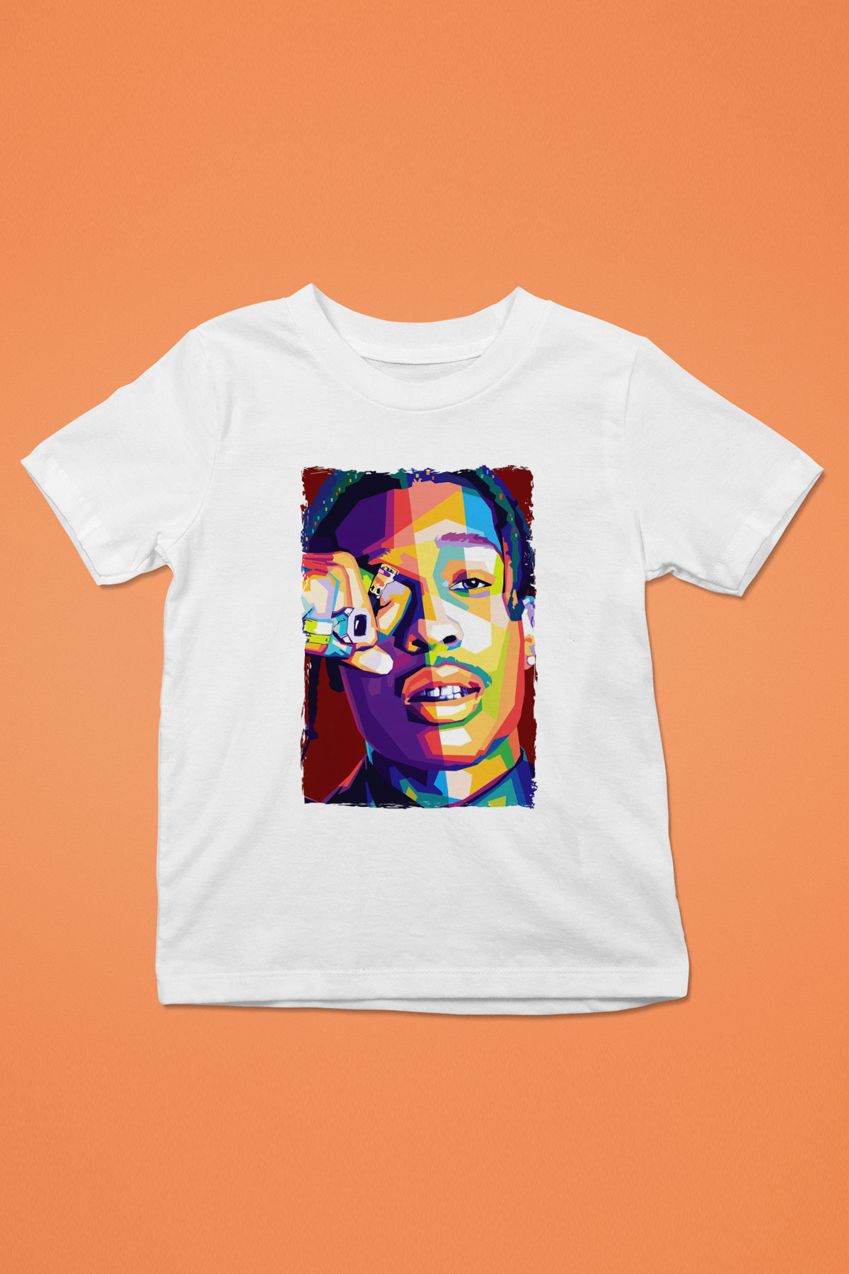 ASAP Mob Beyaz Unisex Çocuk Tişört