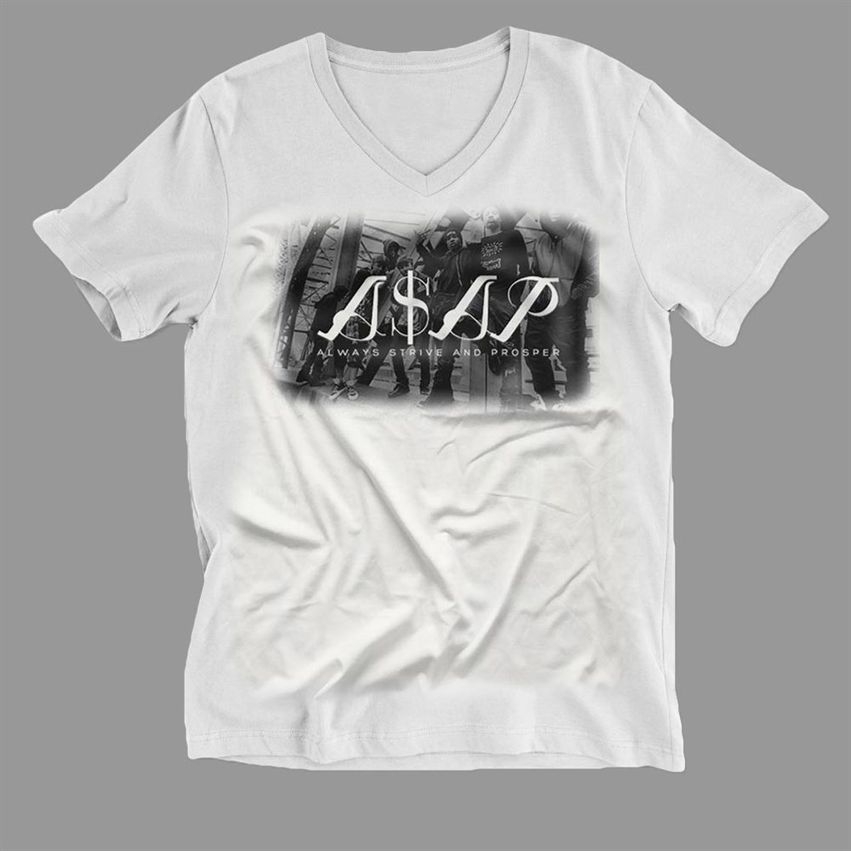 ASAP Mob V Yaka Tişört, V Yaka T-Shirt DCRAP27