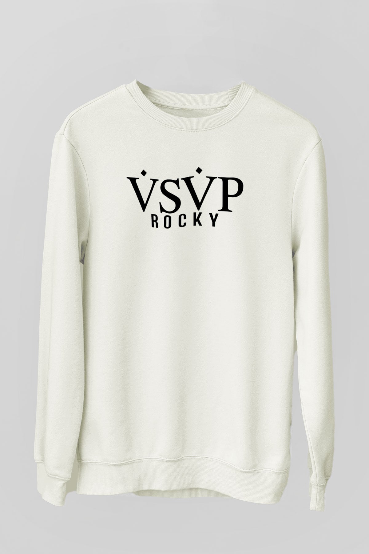 ASAP Rocky Beyaz Unisex Sweatshirt