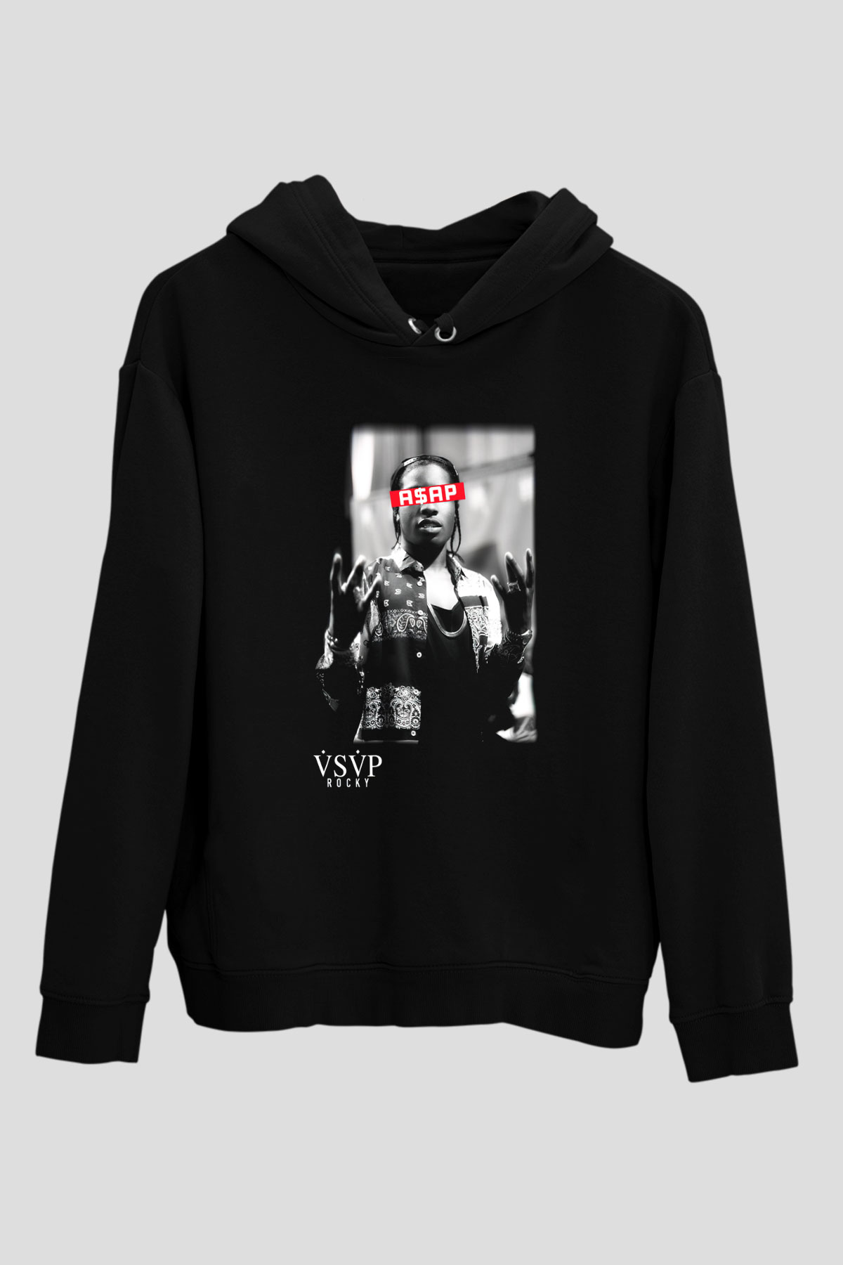 Asap Rocky Siyah Unisex Hoodie