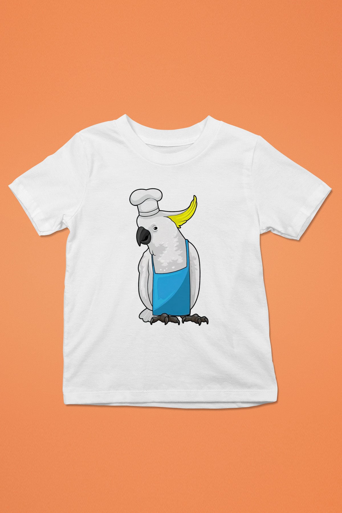 Aşçı Beyaz Unisex Çocuk Tişört