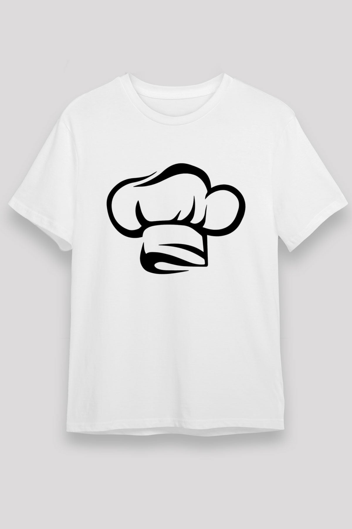 Aşçı Beyaz Unisex Tişört T-Shirt - TişörtFabrikası